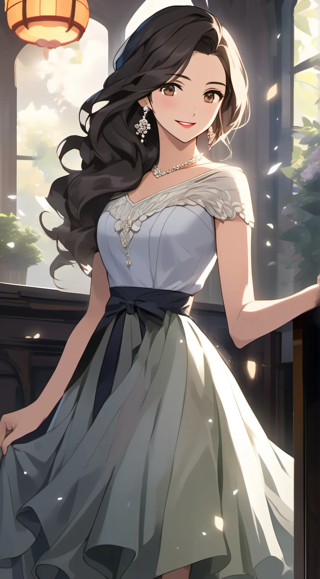 ai character: lily background