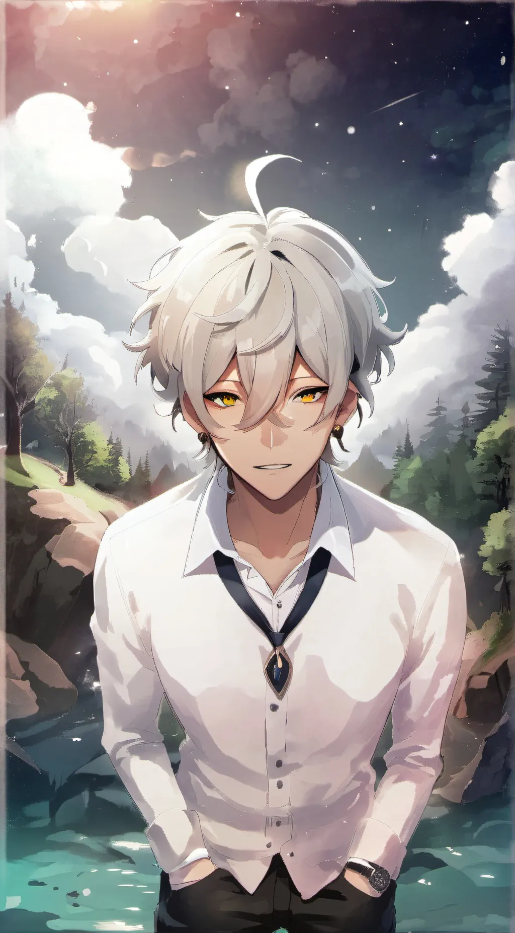 ai character: Issac background