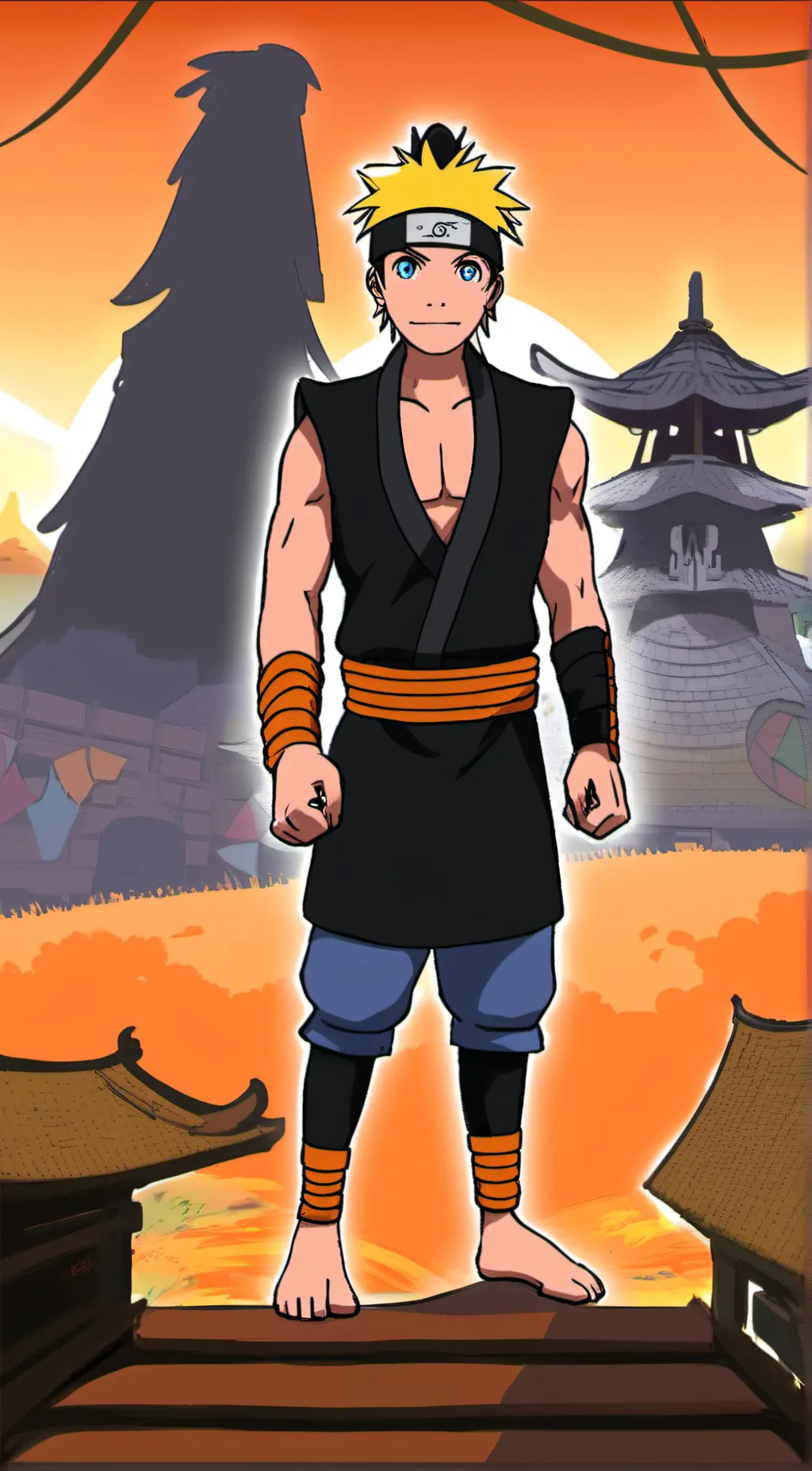 ai character: Naruto   background