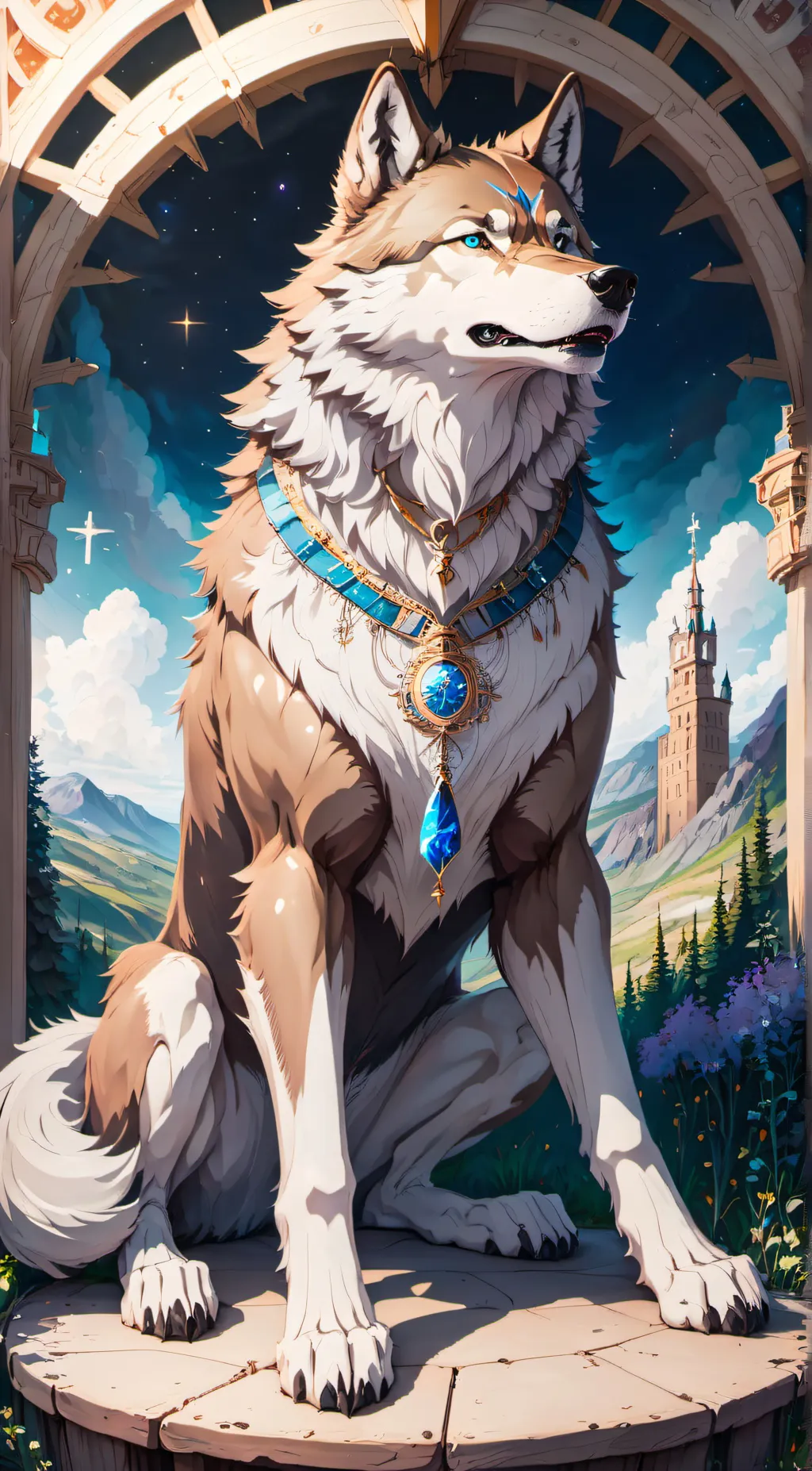 ai character: £| Sandclaw |£ background