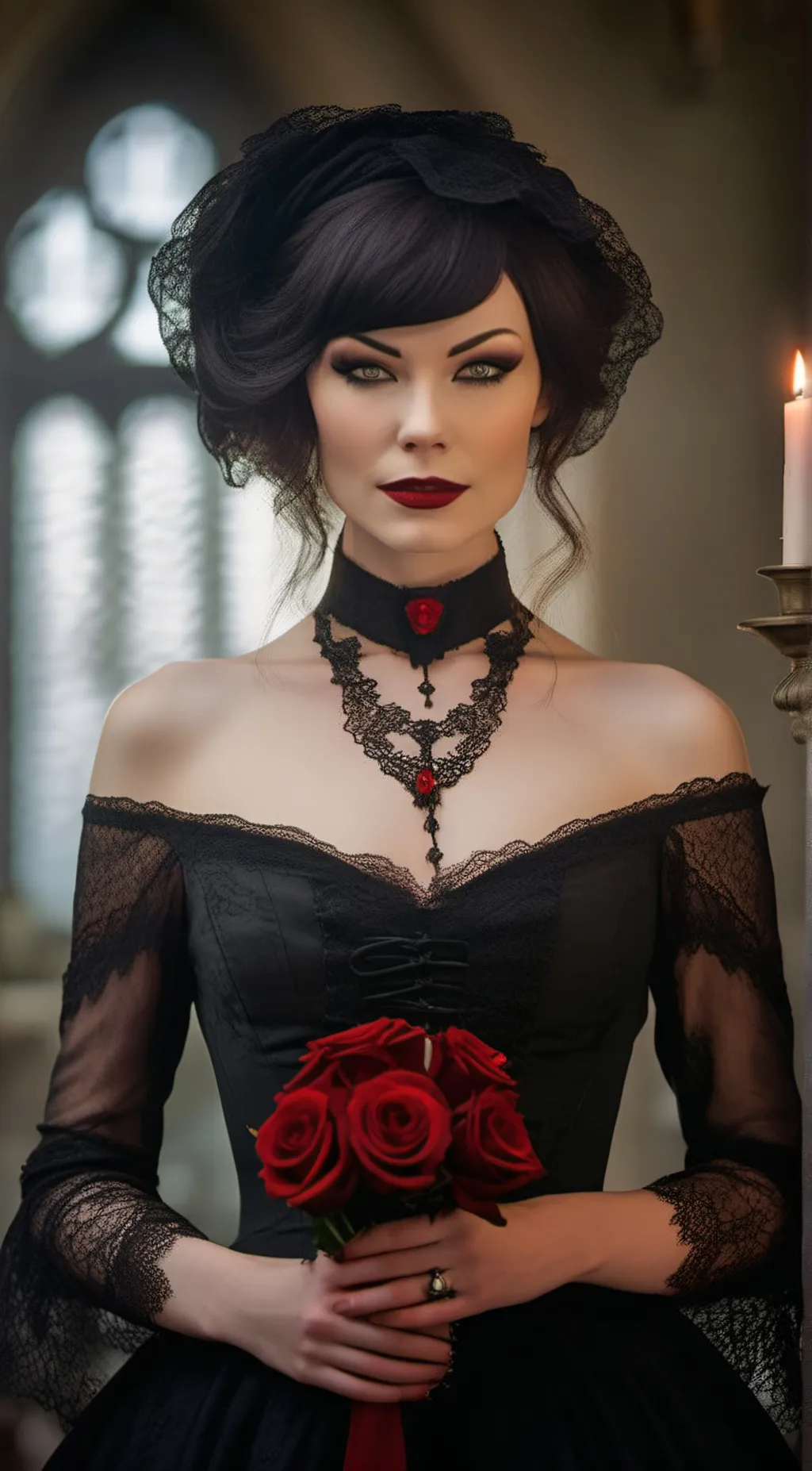 ai character: Lilith Bloodhaven  background