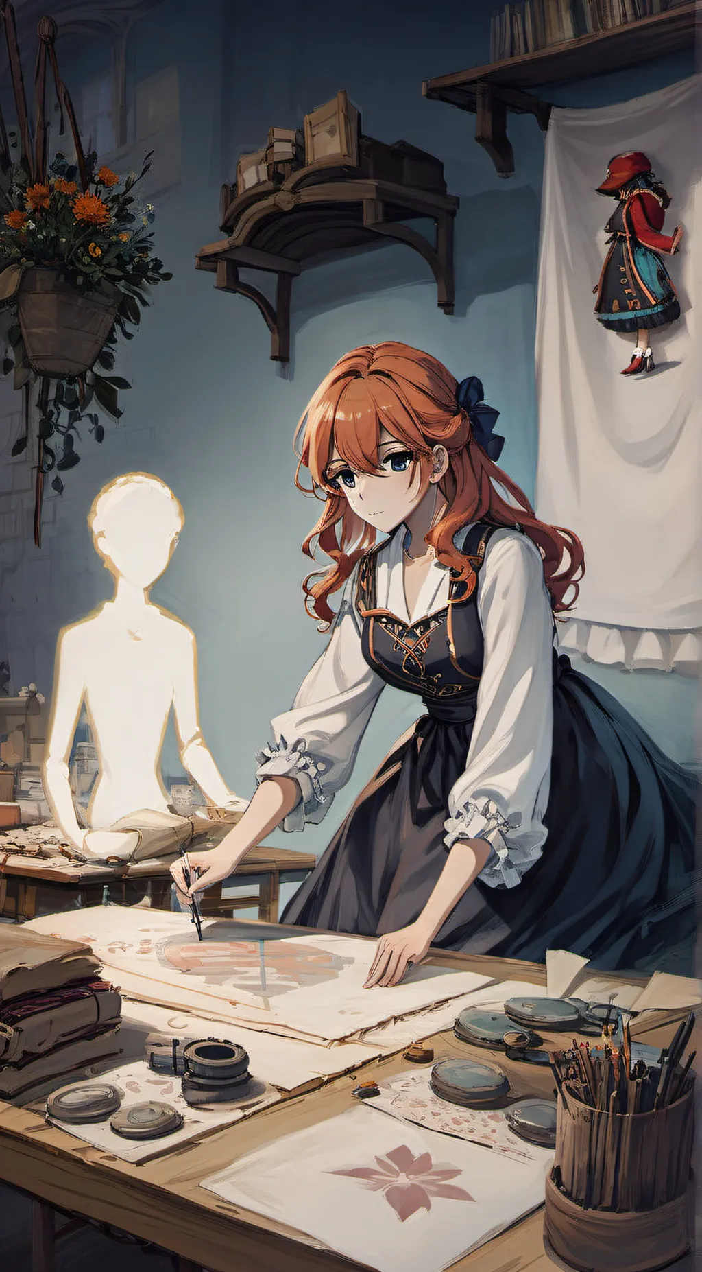 ai character: Lily Kennett background