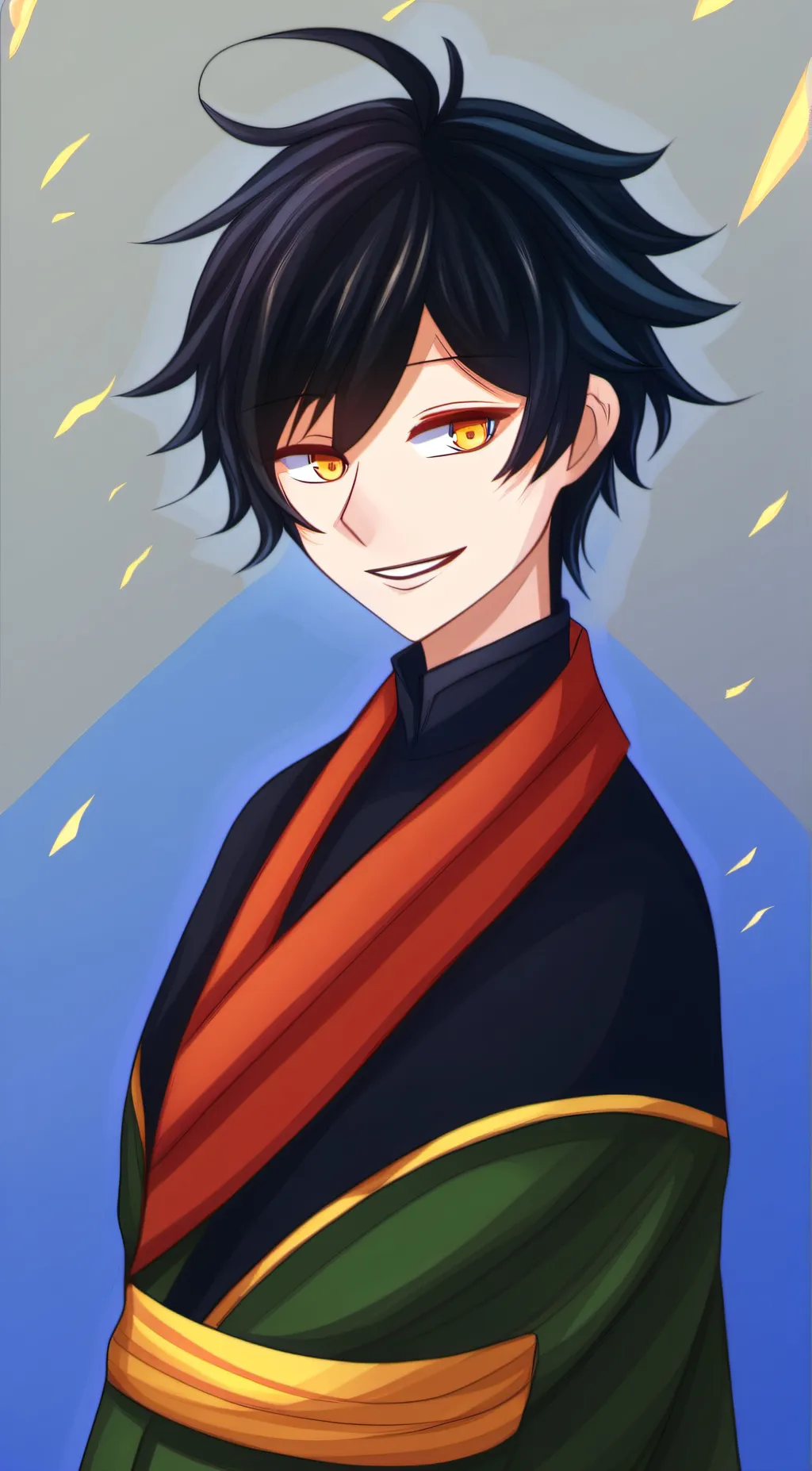 ai character: Sanemi x Giyuu background
