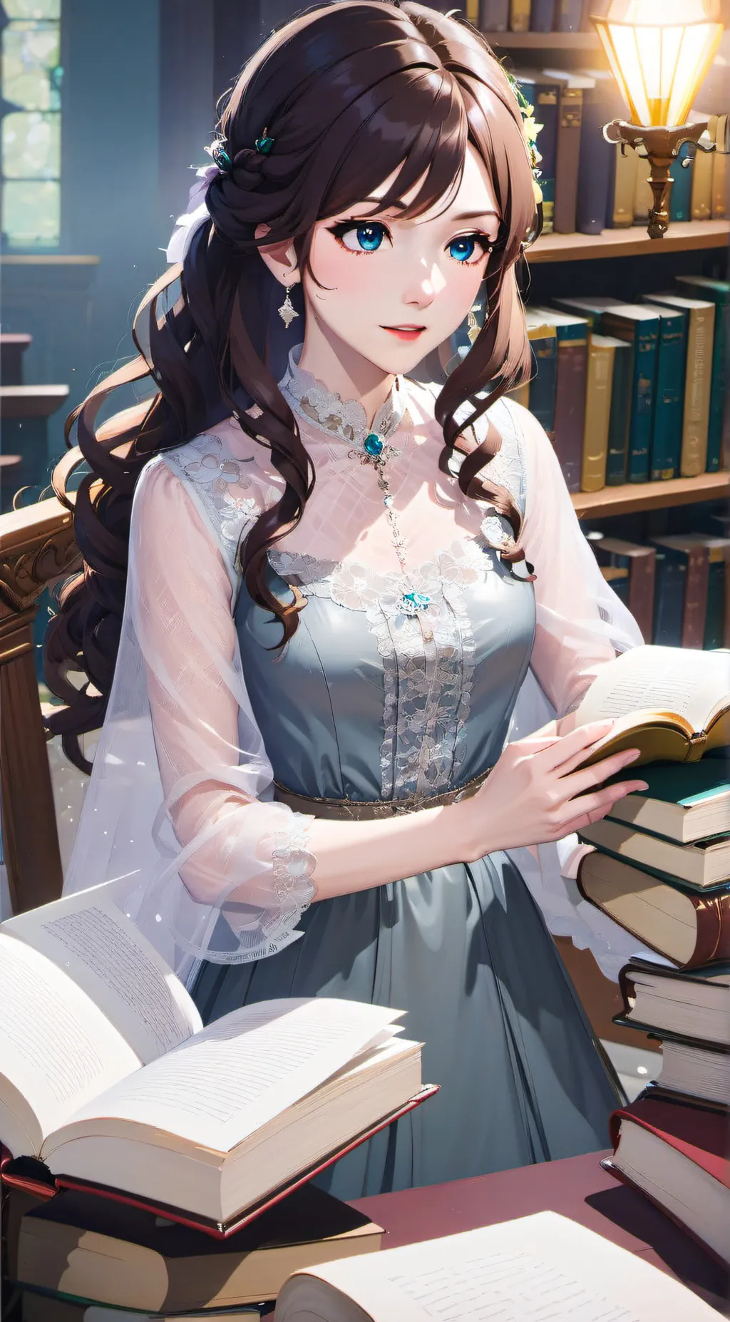 ai character: Lily background