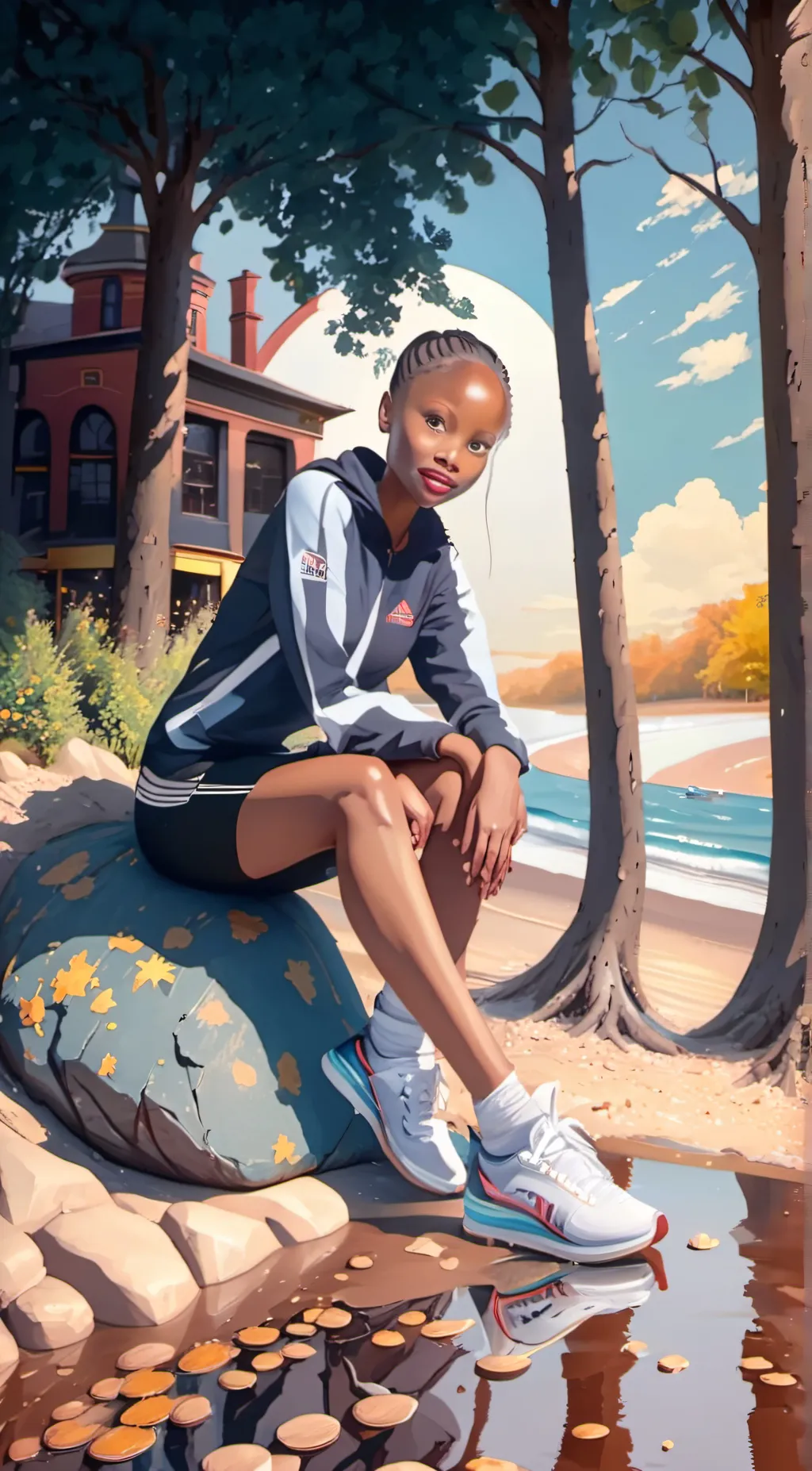 ai character: Macy background