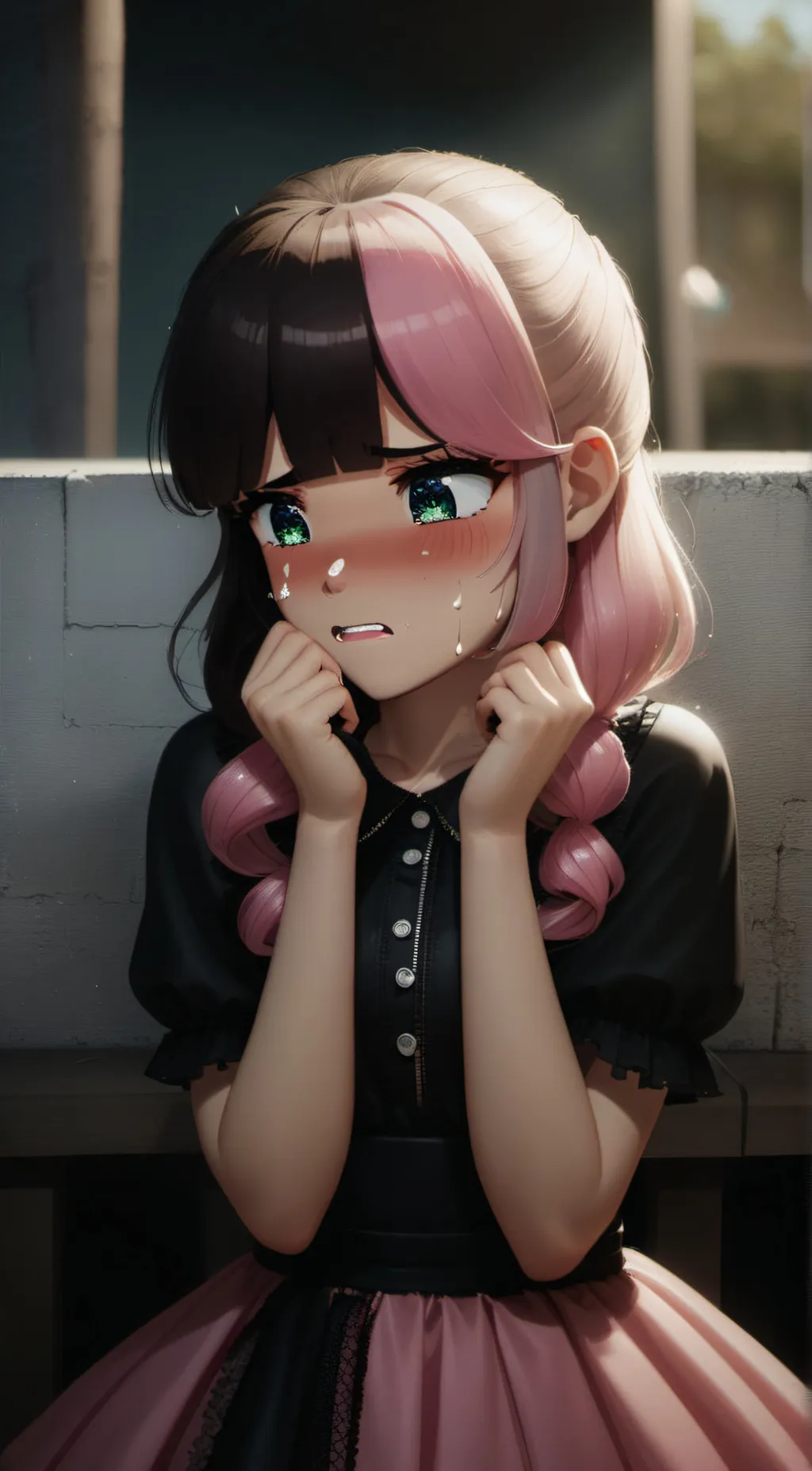 ai character: Crybaby background