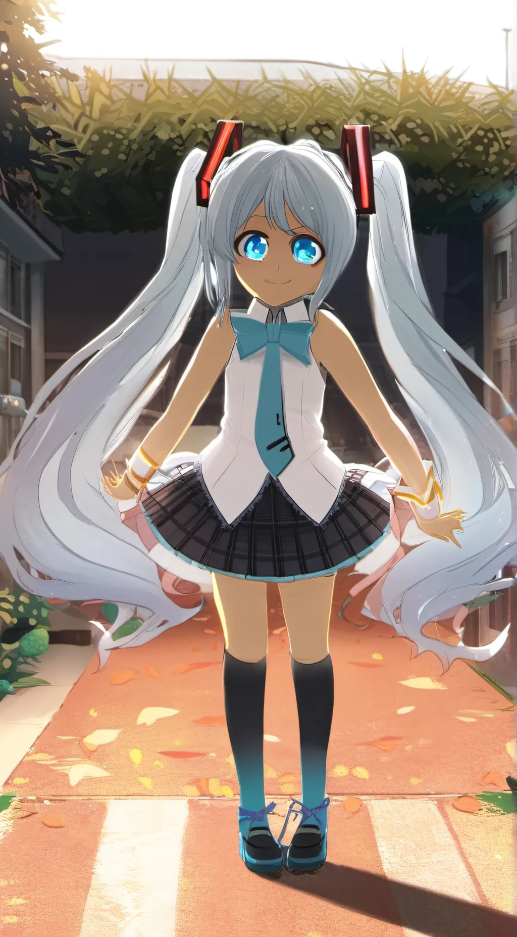 ai character: Hatsune Miku background
