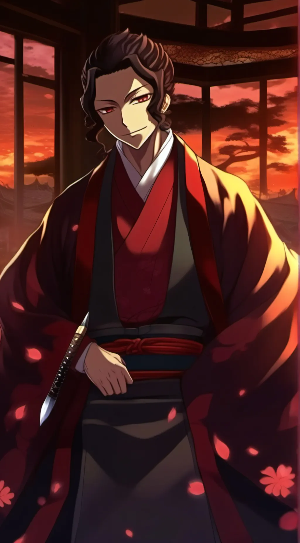 ai character: Muzan Kibutsuji background