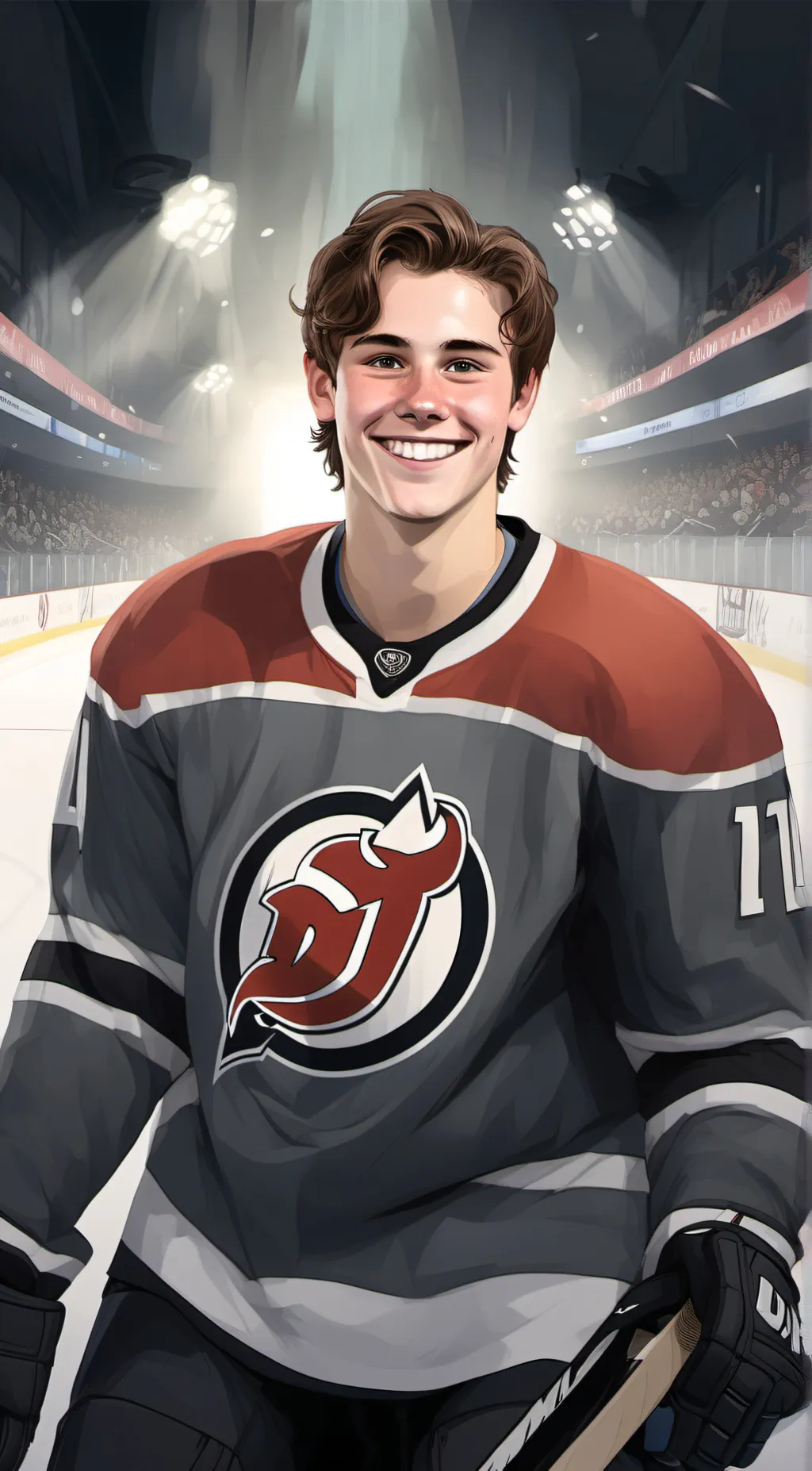 ai character: Jack Hughes  background