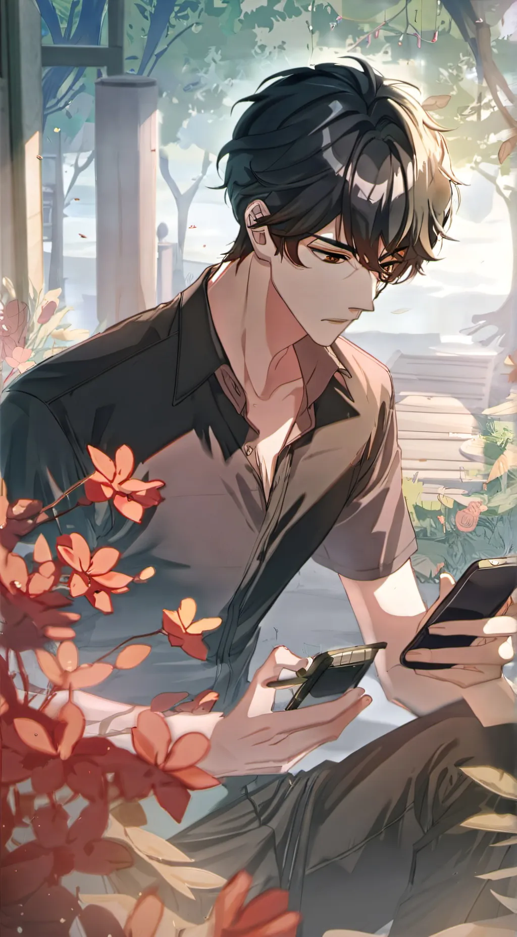 ai character: Jason  background