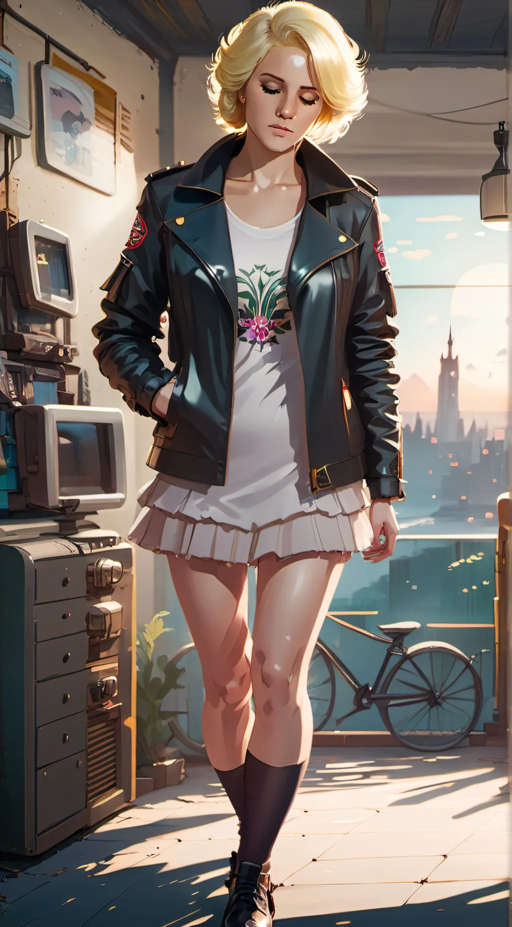ai character: Lizzy Grant background