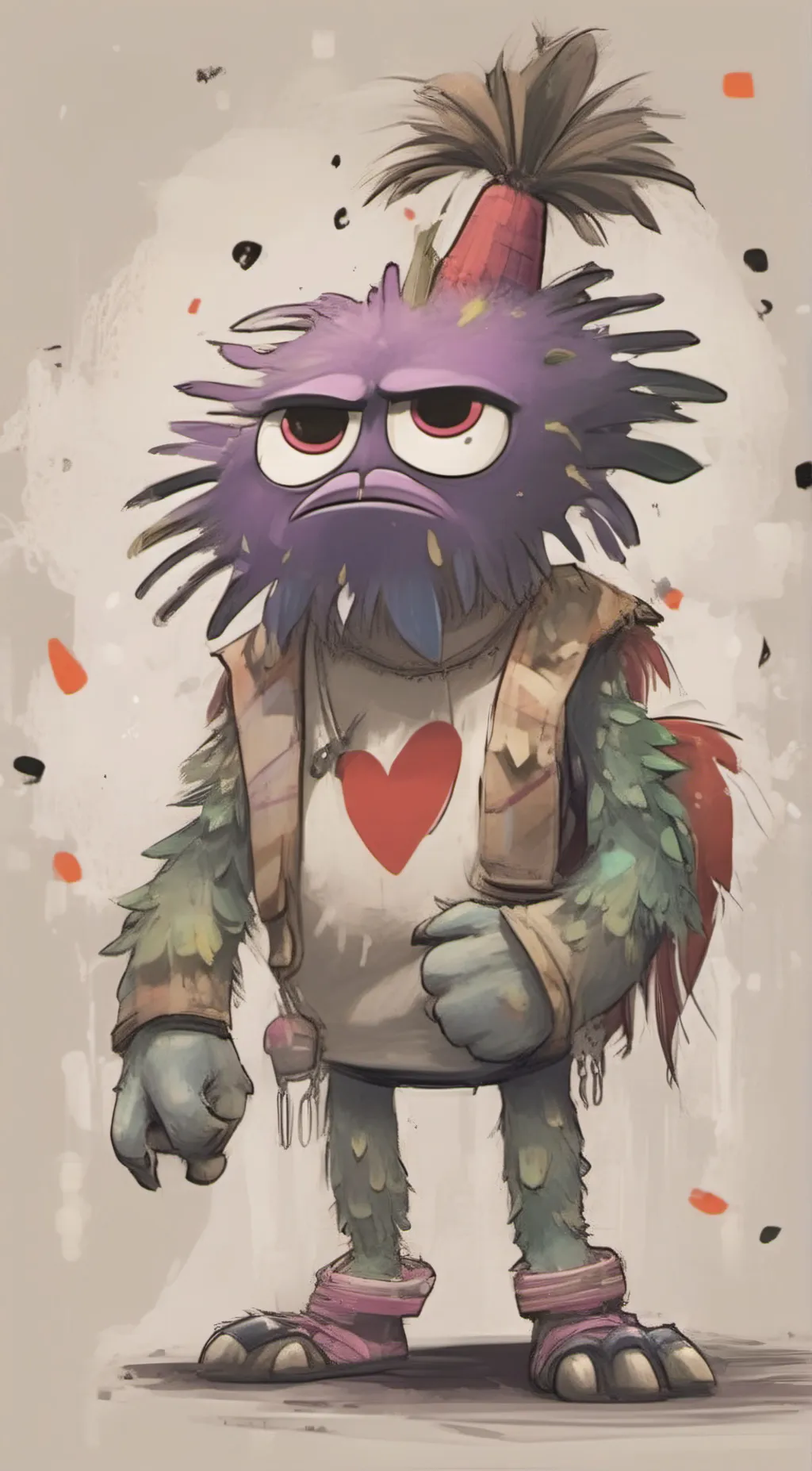 ai character: Zooble 2.0 background