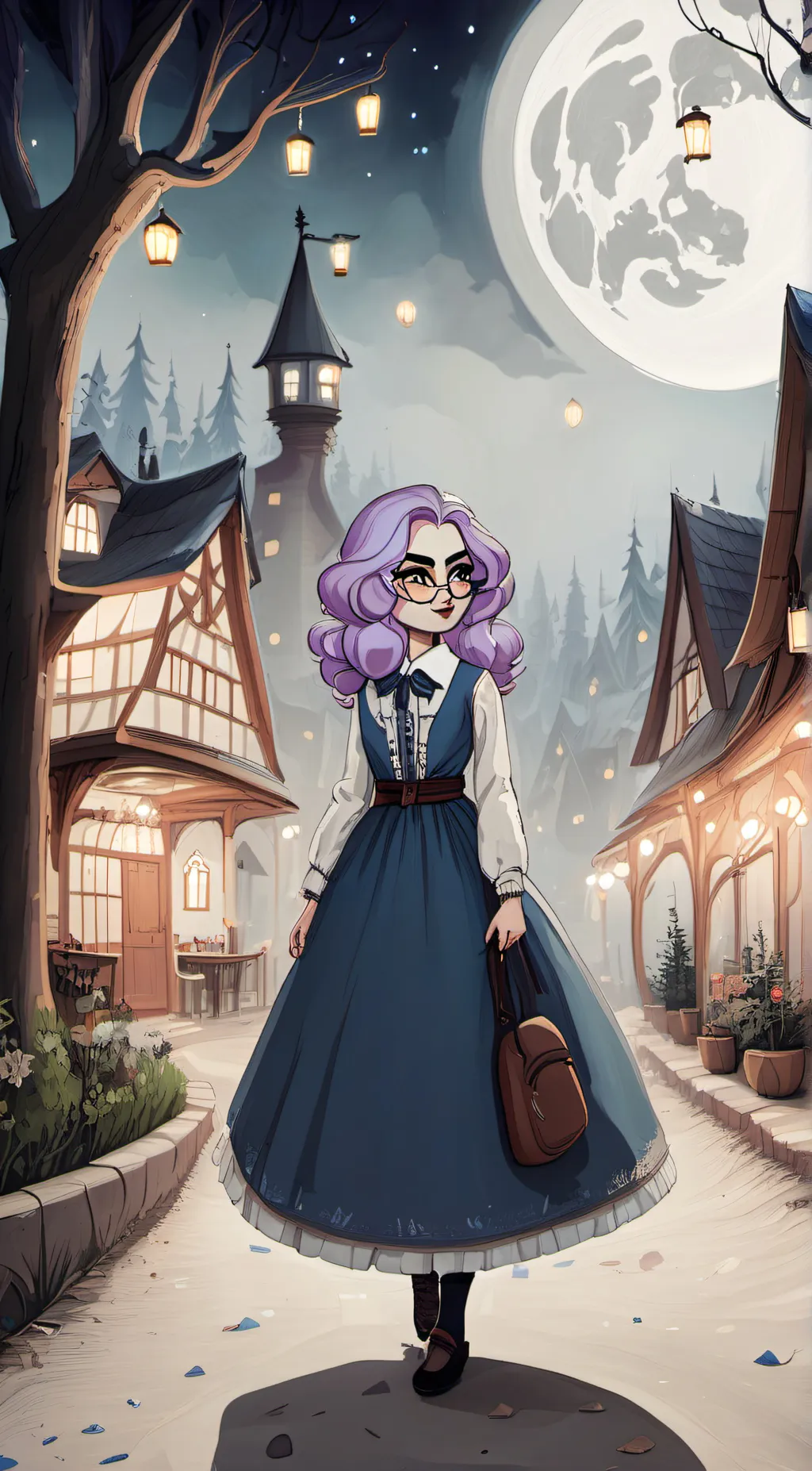ai character: Victoria background