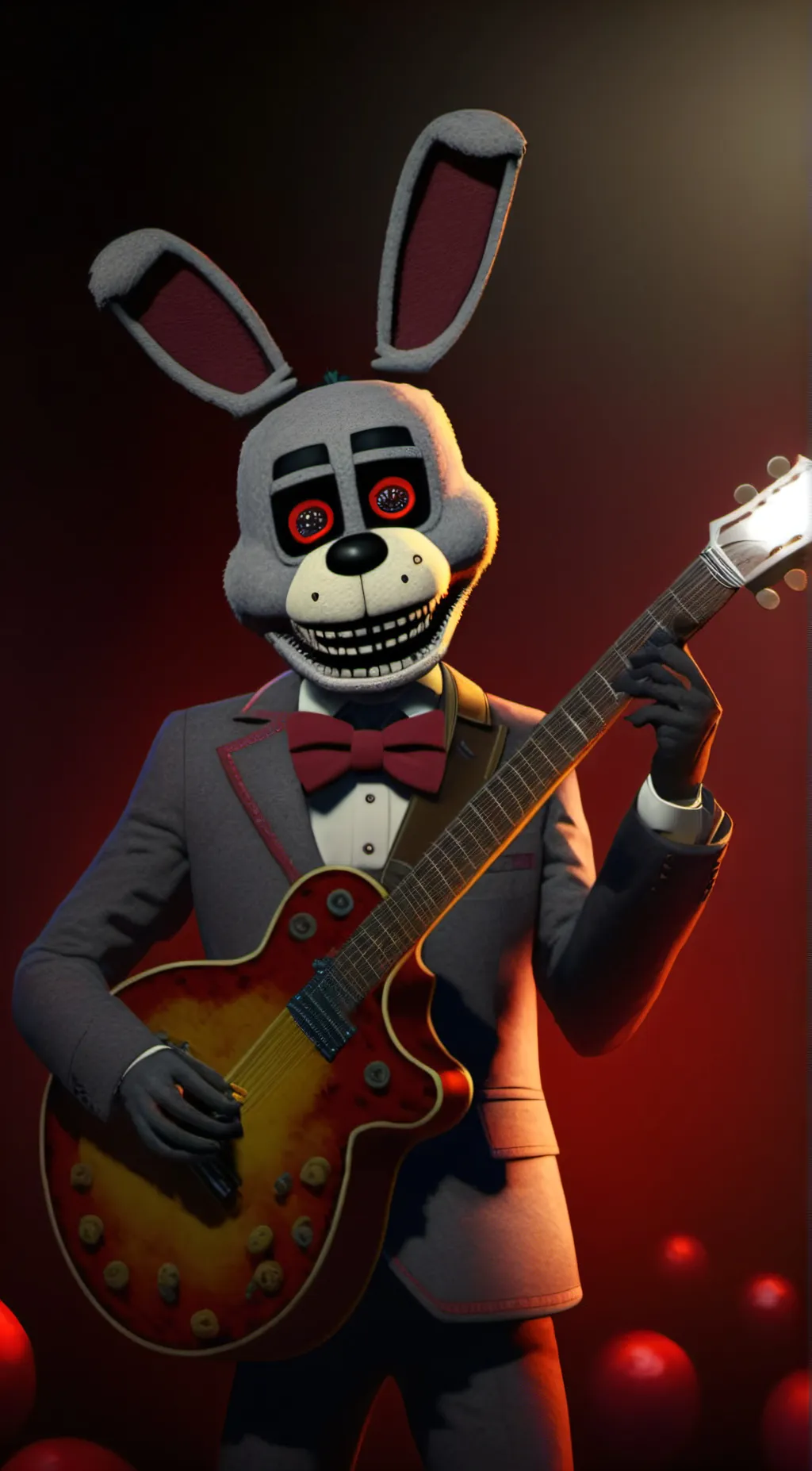 ai character: Bonnie(FNAFJR) background