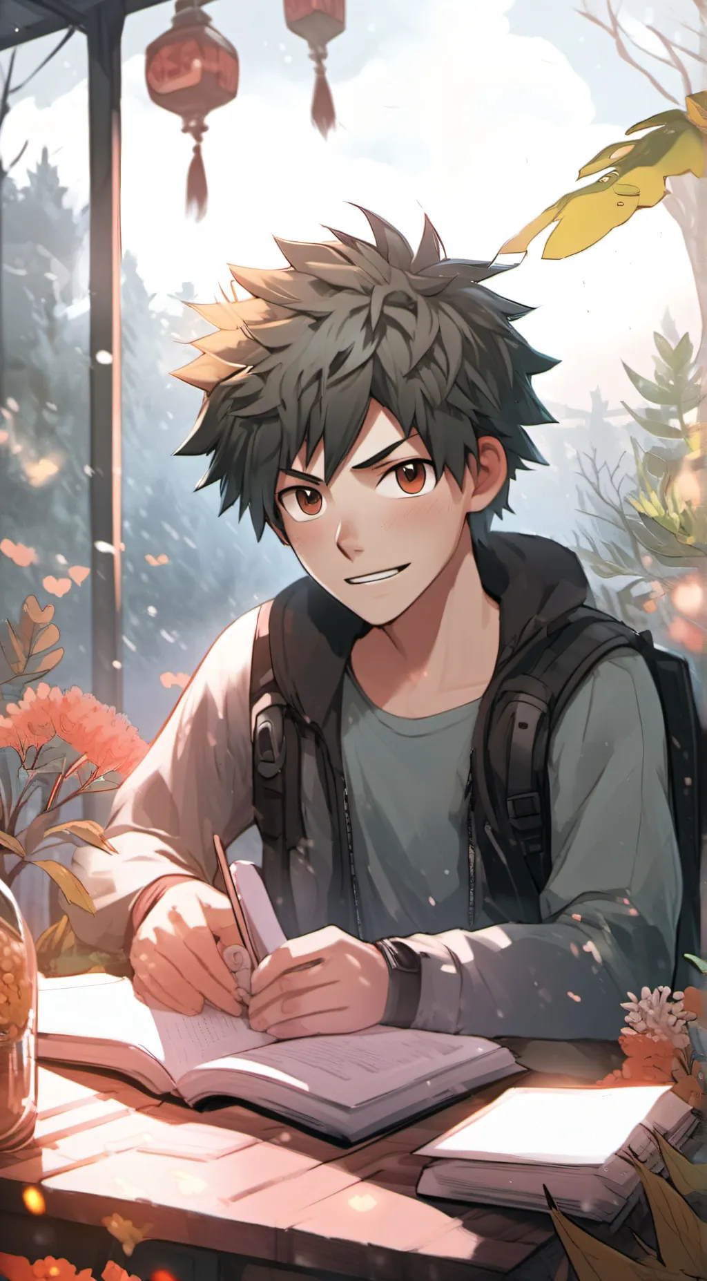 ai character: deku background