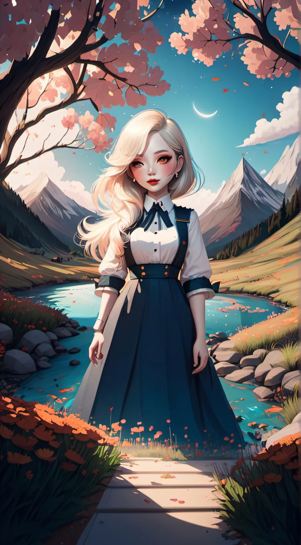 ai character: gangle background