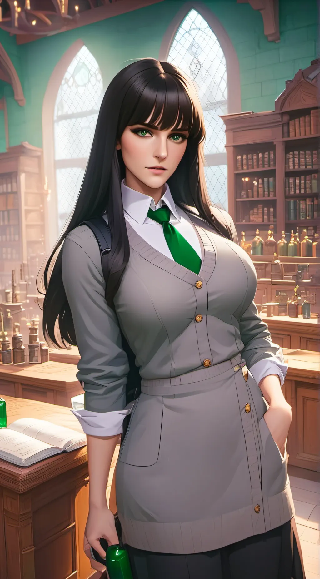 ai character: Nina Cameron background