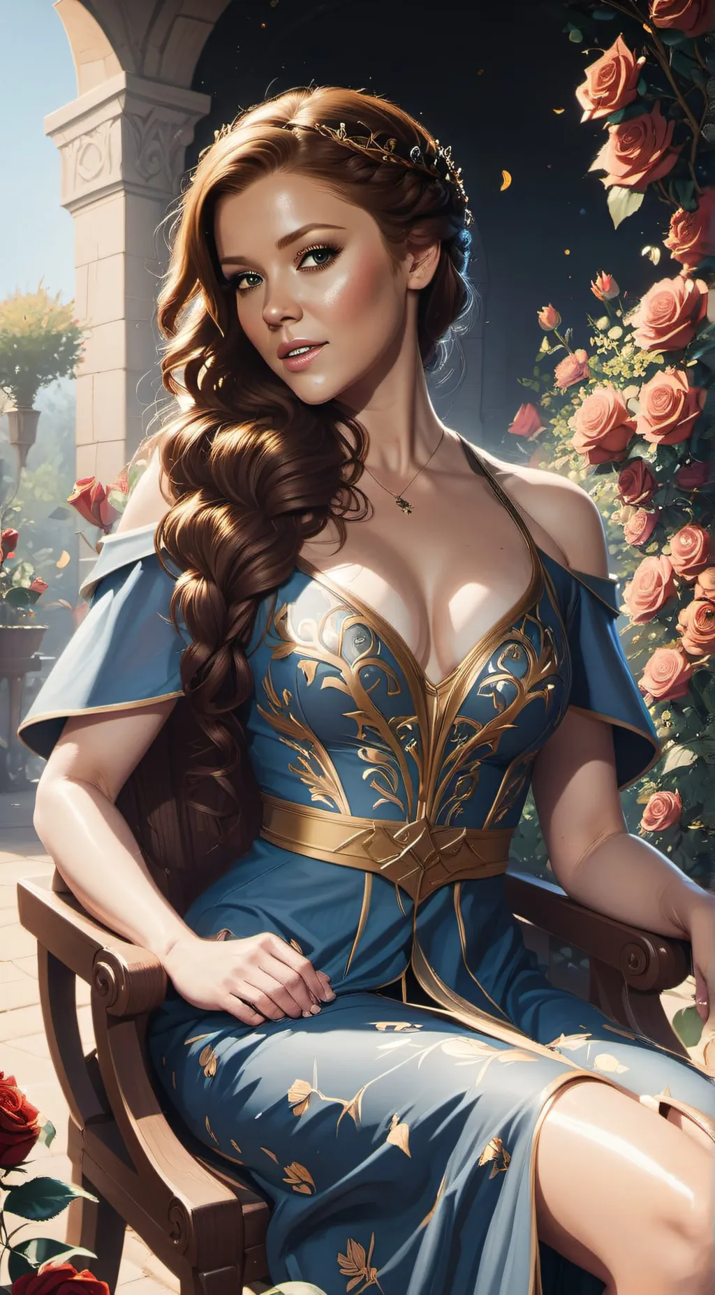 ai character: Margaery Tyrell  background