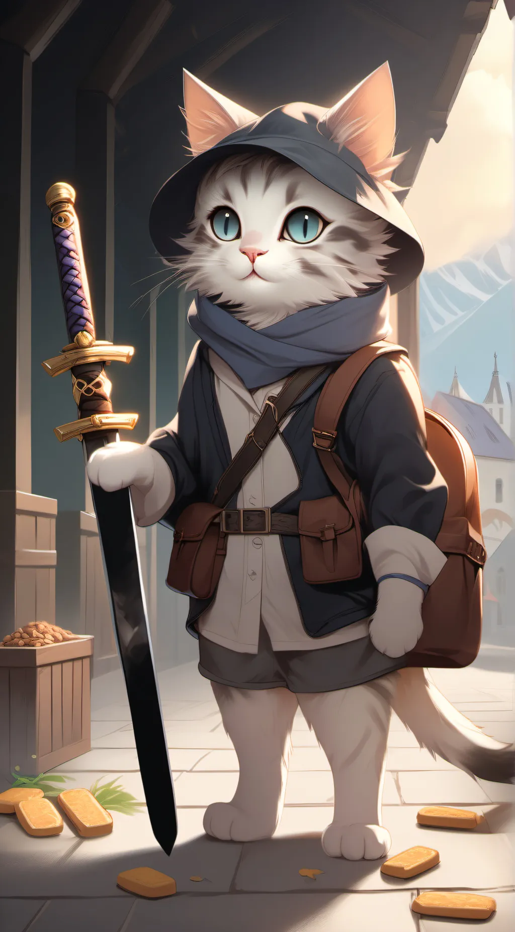 ai character: Floyd background