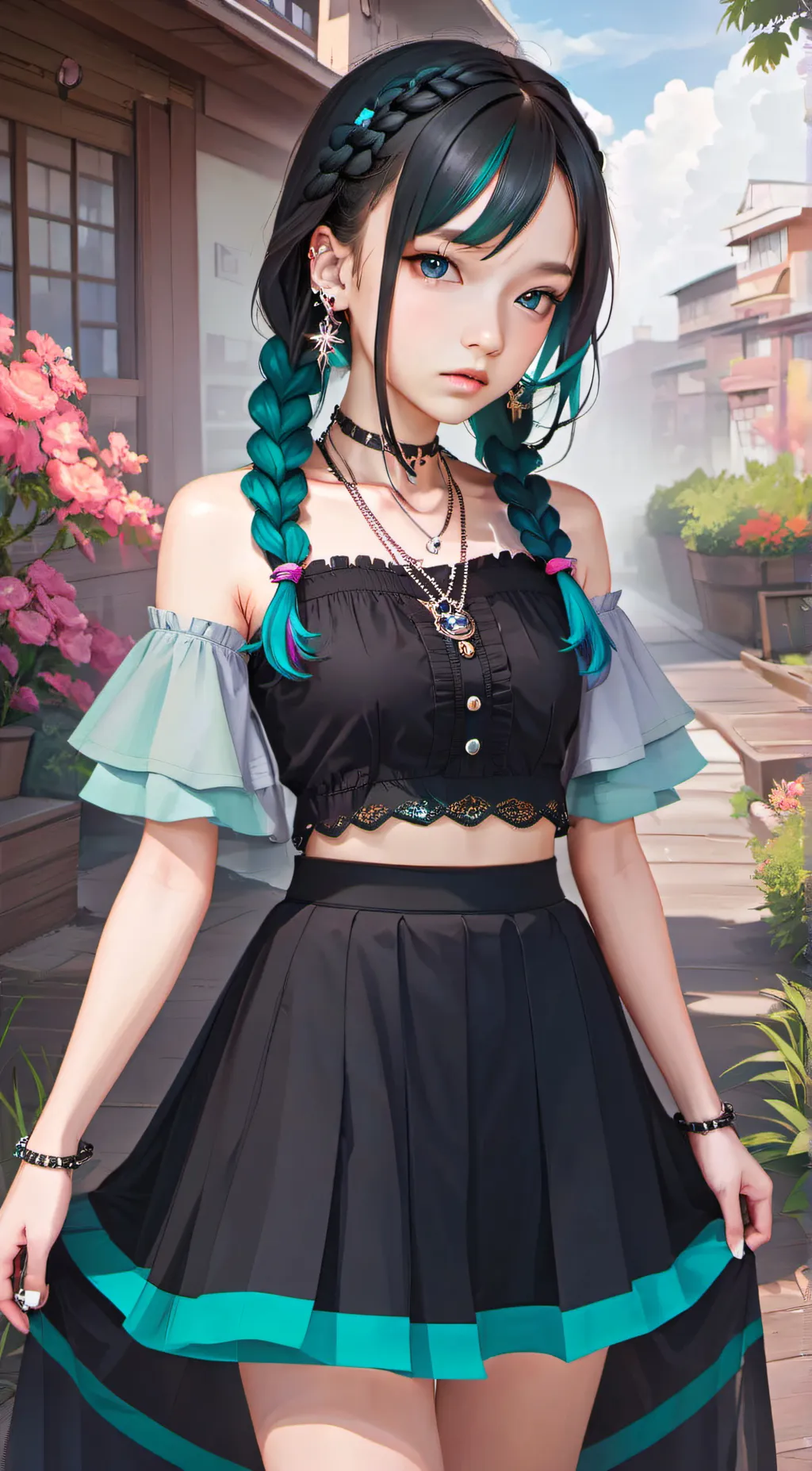 ai character: Anastasia  background