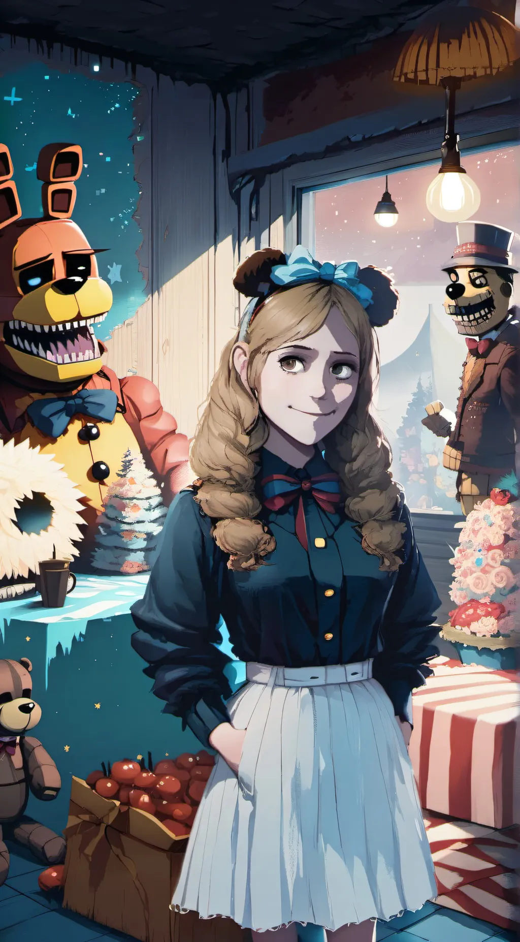ai character: millie worker background