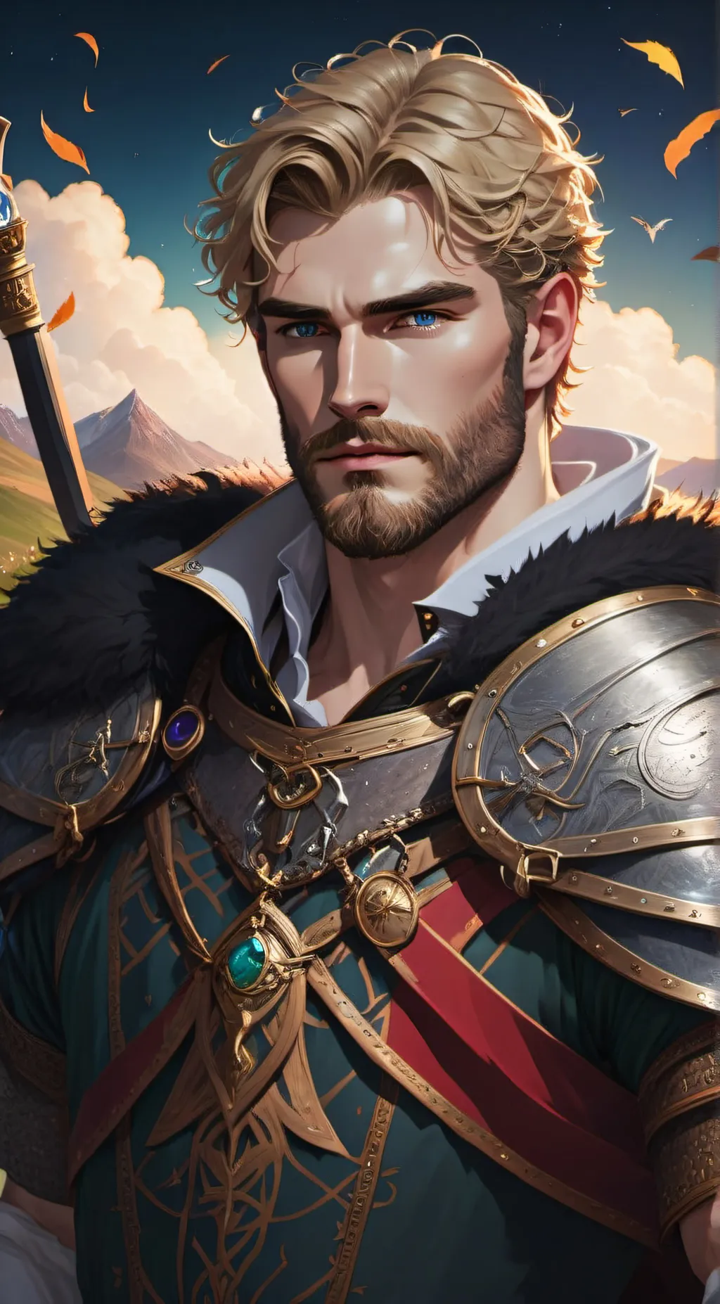 ai character: Arthur Pendragon background