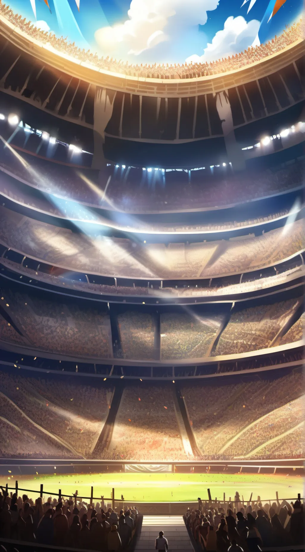ai character: The Arena background