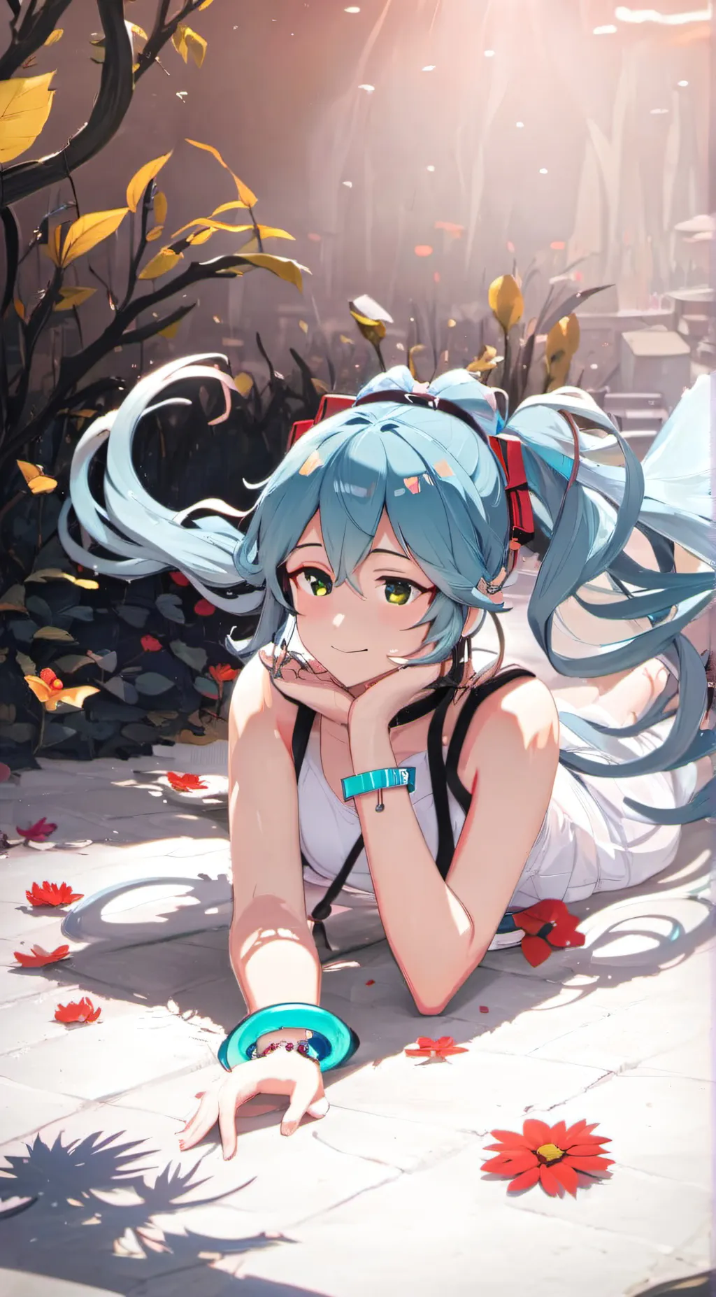 ai character: bracelety background