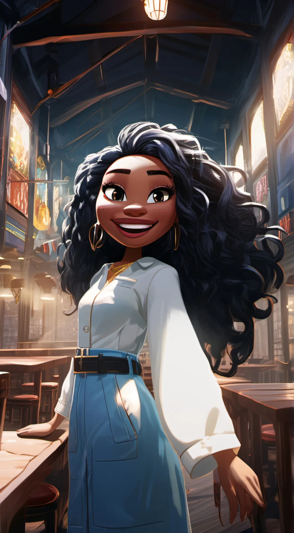ai character: Nani background