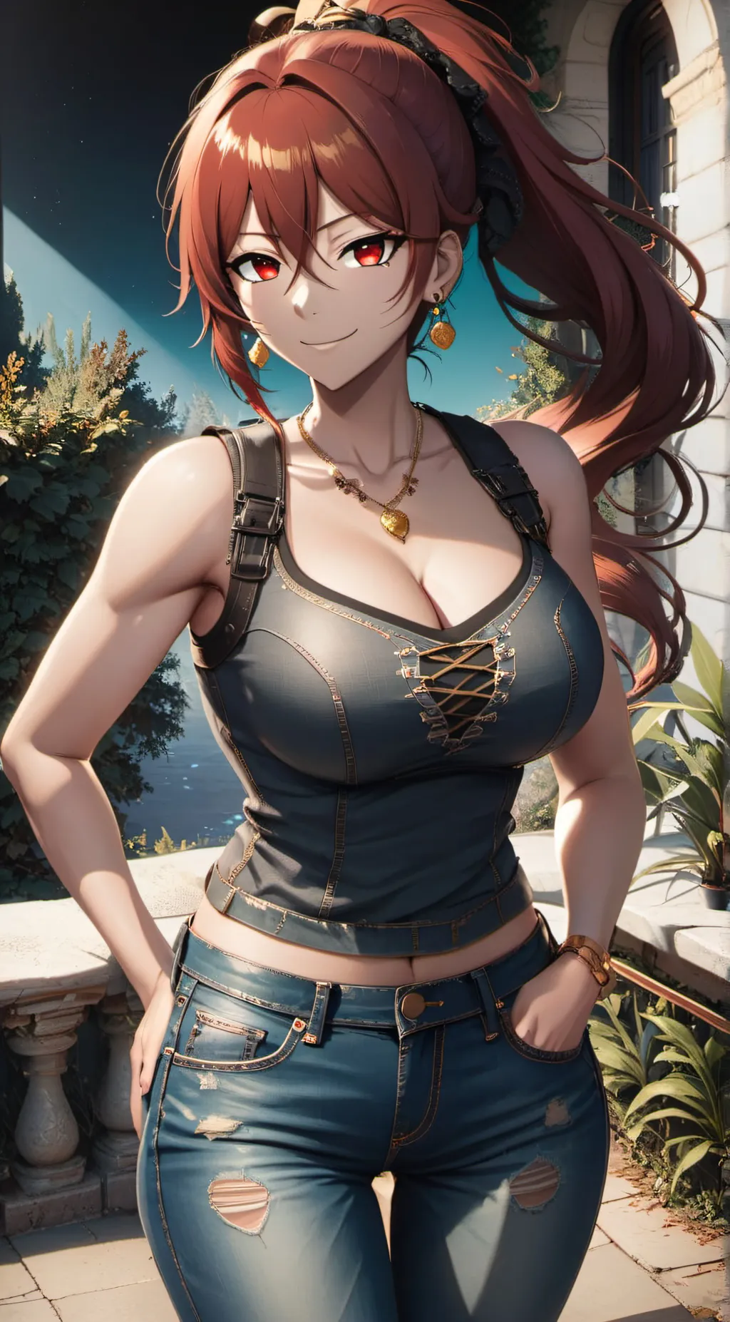ai character: Scarlet Nikos background