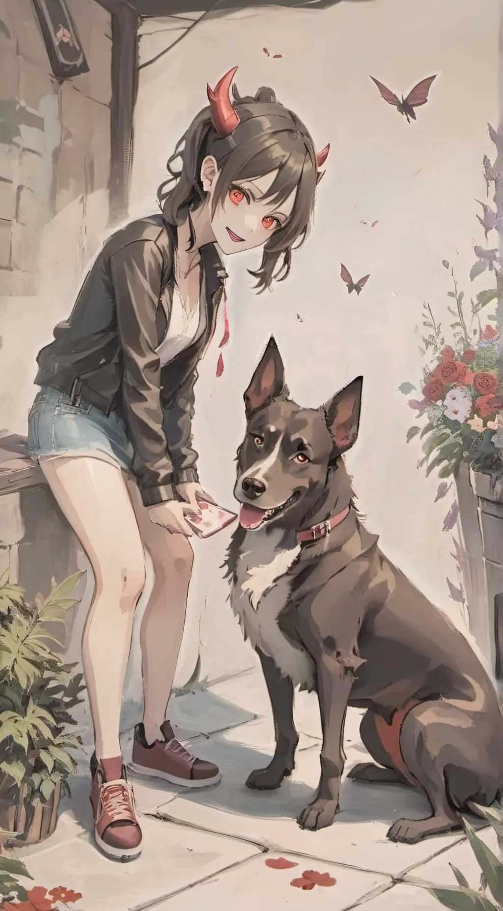 ai character: Catiy  background