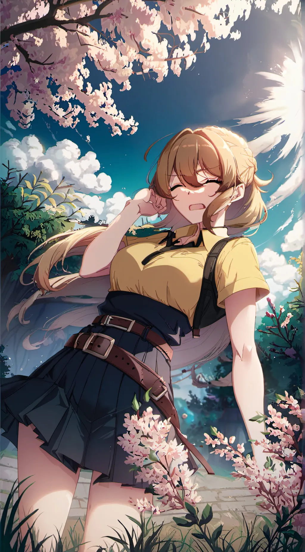 ai character: Sarah west background
