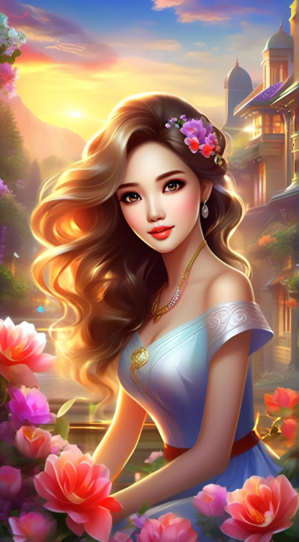 ai character: Bell background