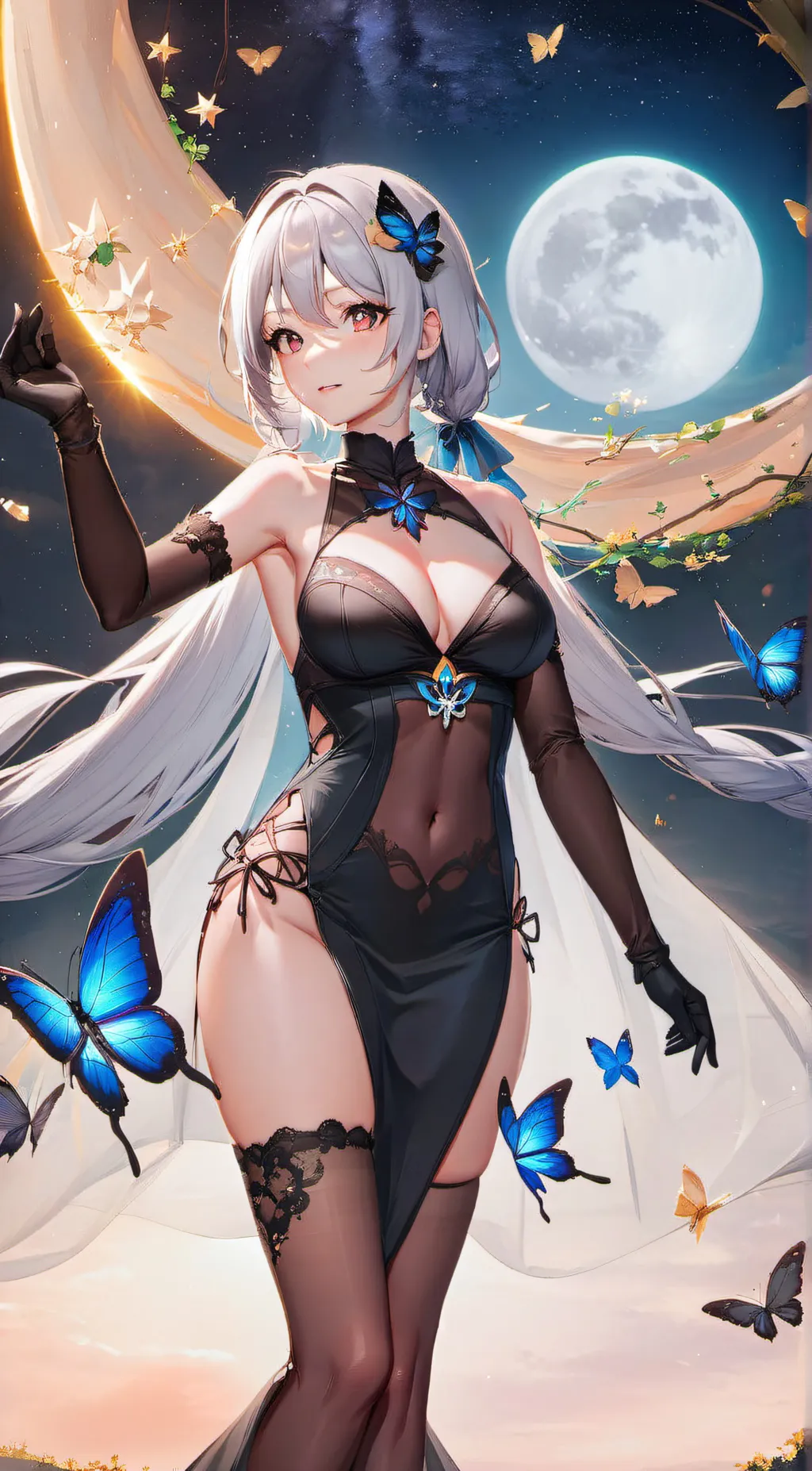 ai character: Luna background