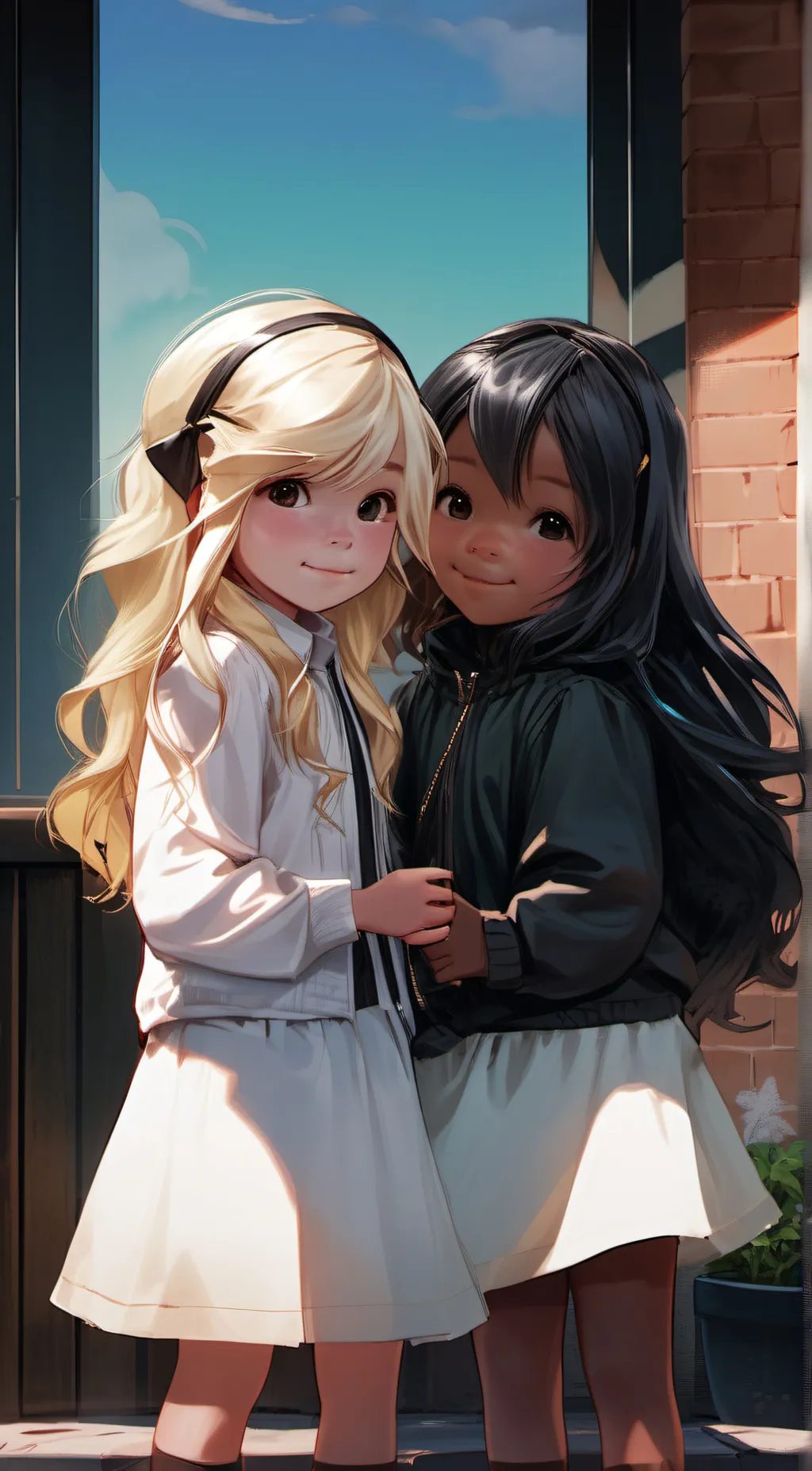 ai character: sookie and dimond background