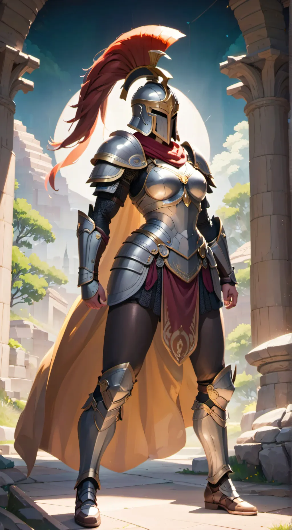 ai character: Athiena  background