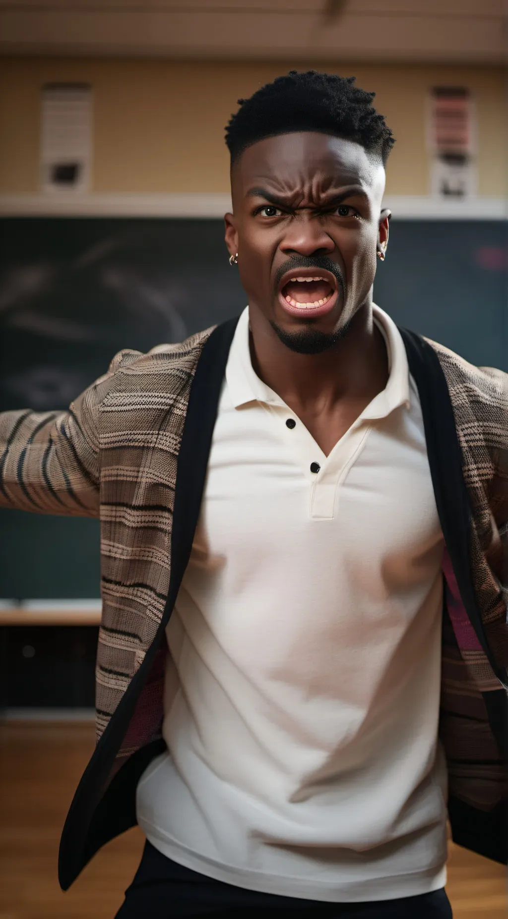 ai character: No name background