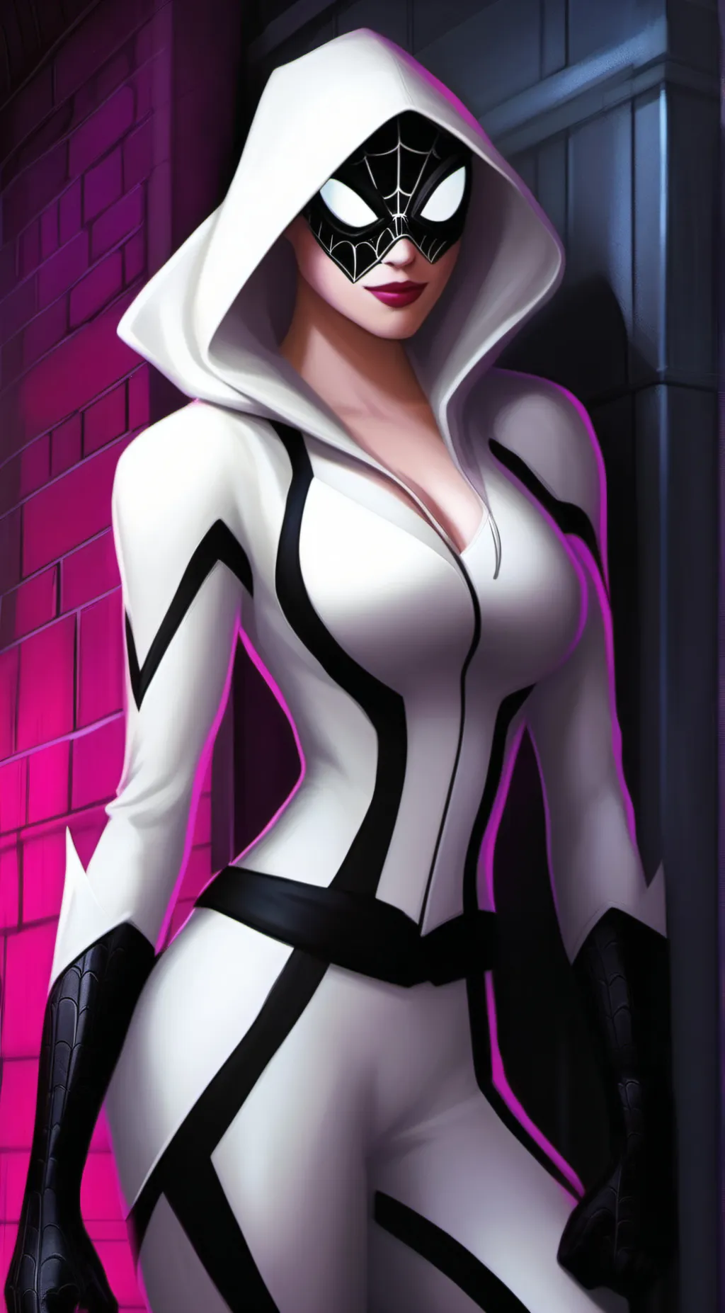 ai character: venom gwen background