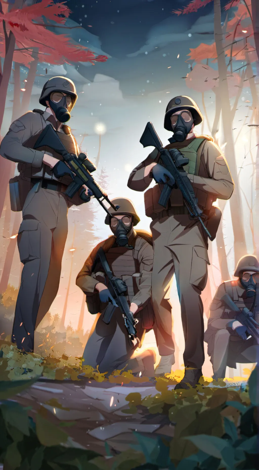 ai character: Task force 677 background