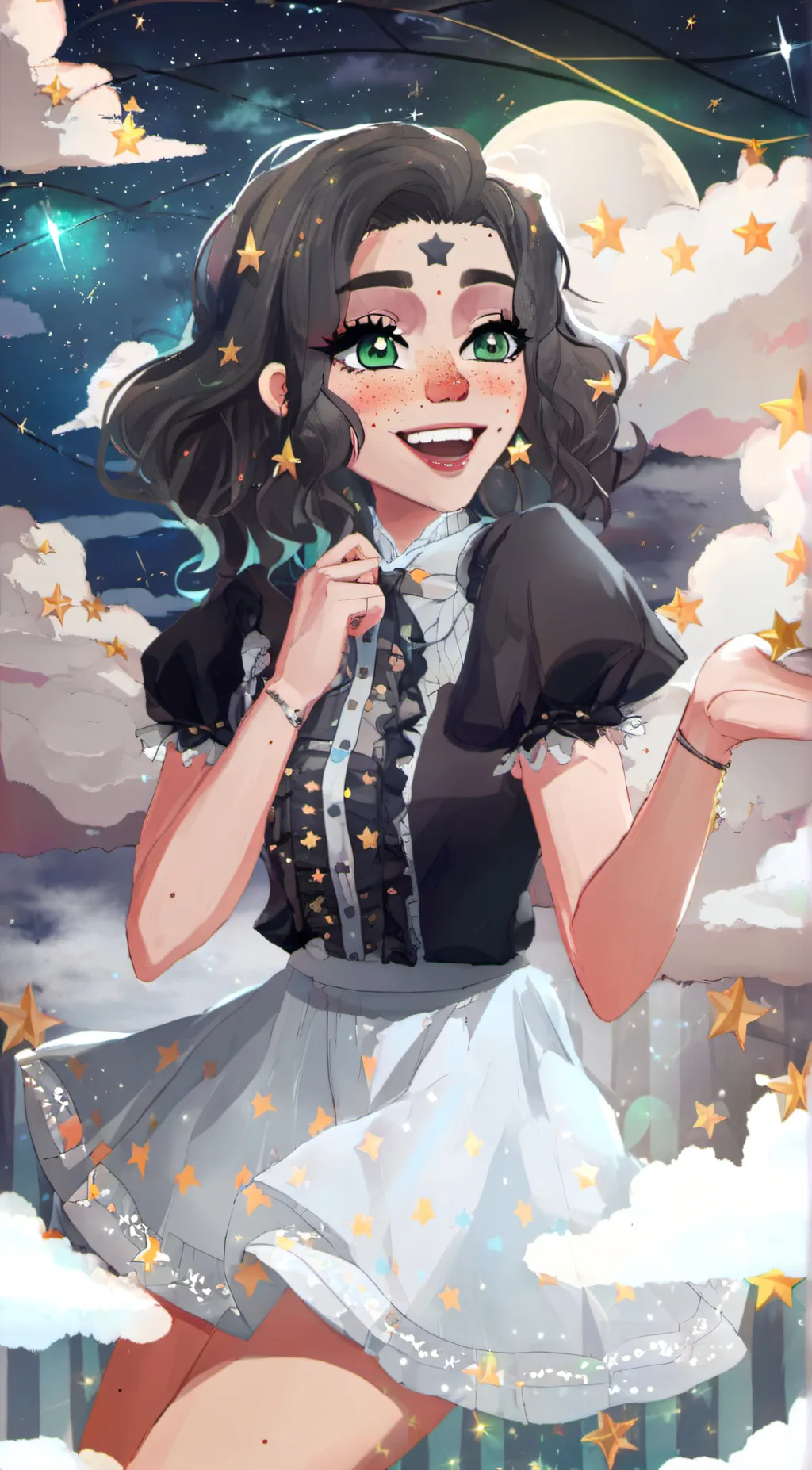 ai character: twinkles✨ background