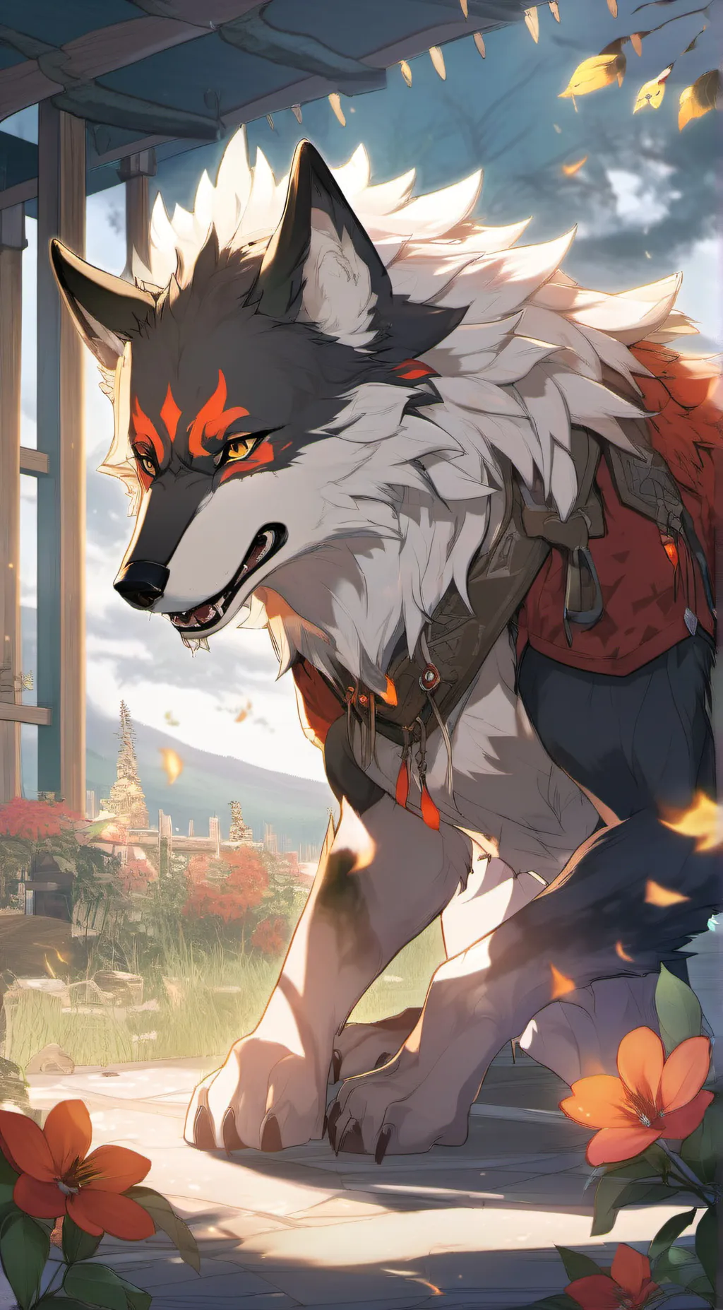 ai character: Ash background