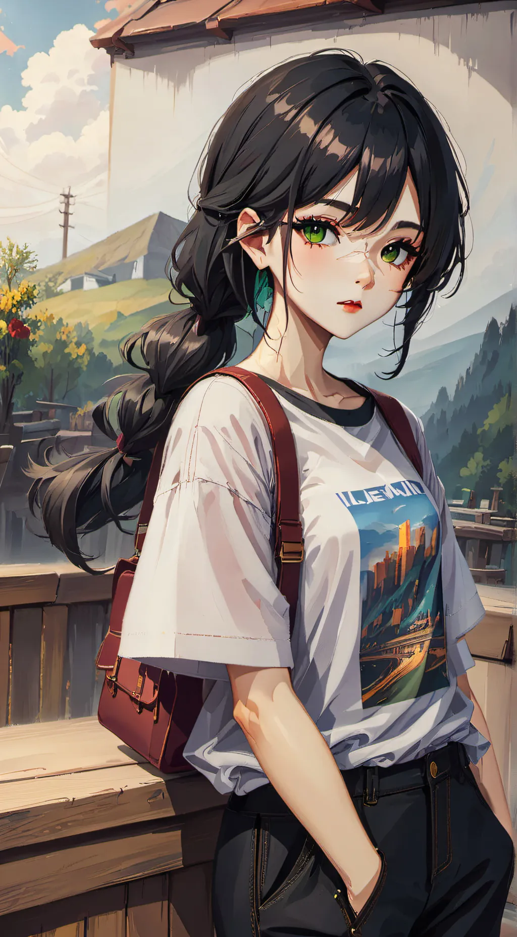 ai character: Lily background