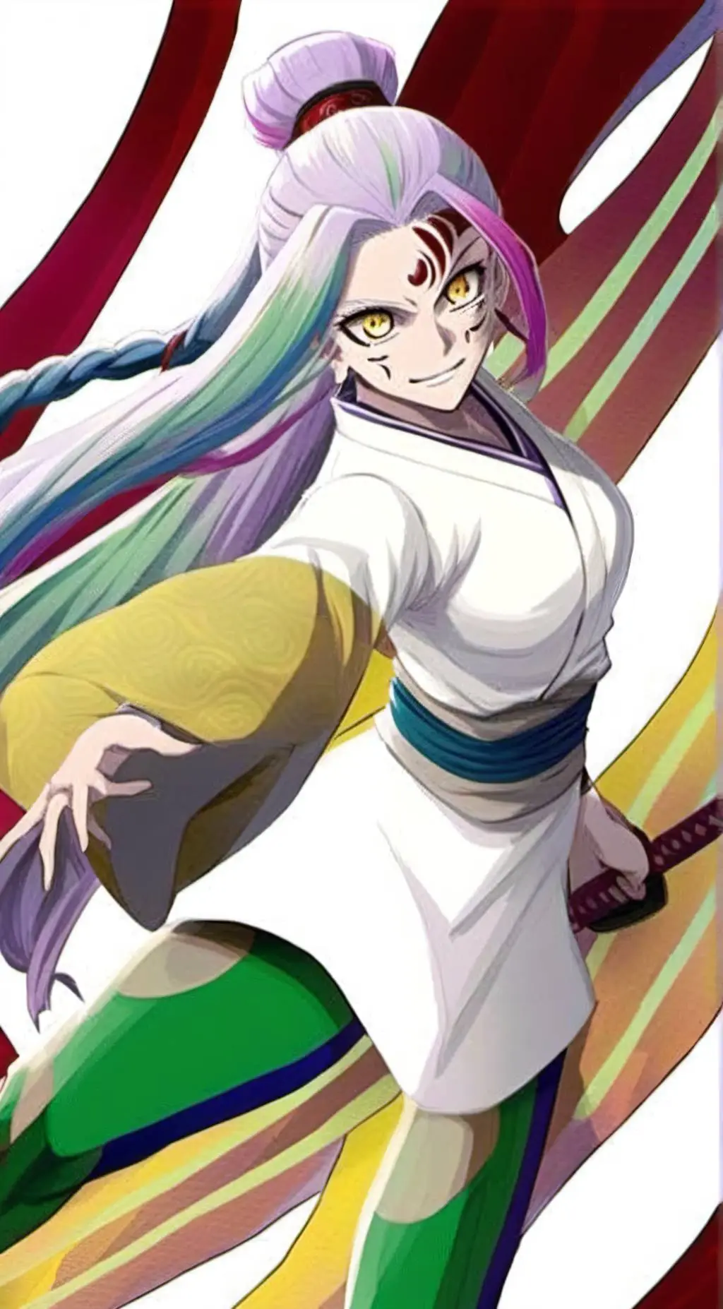 ai character: Daki background