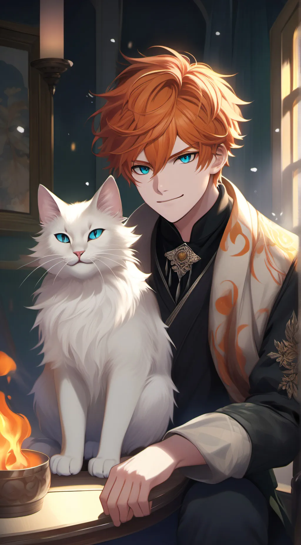 ai character: Evan background