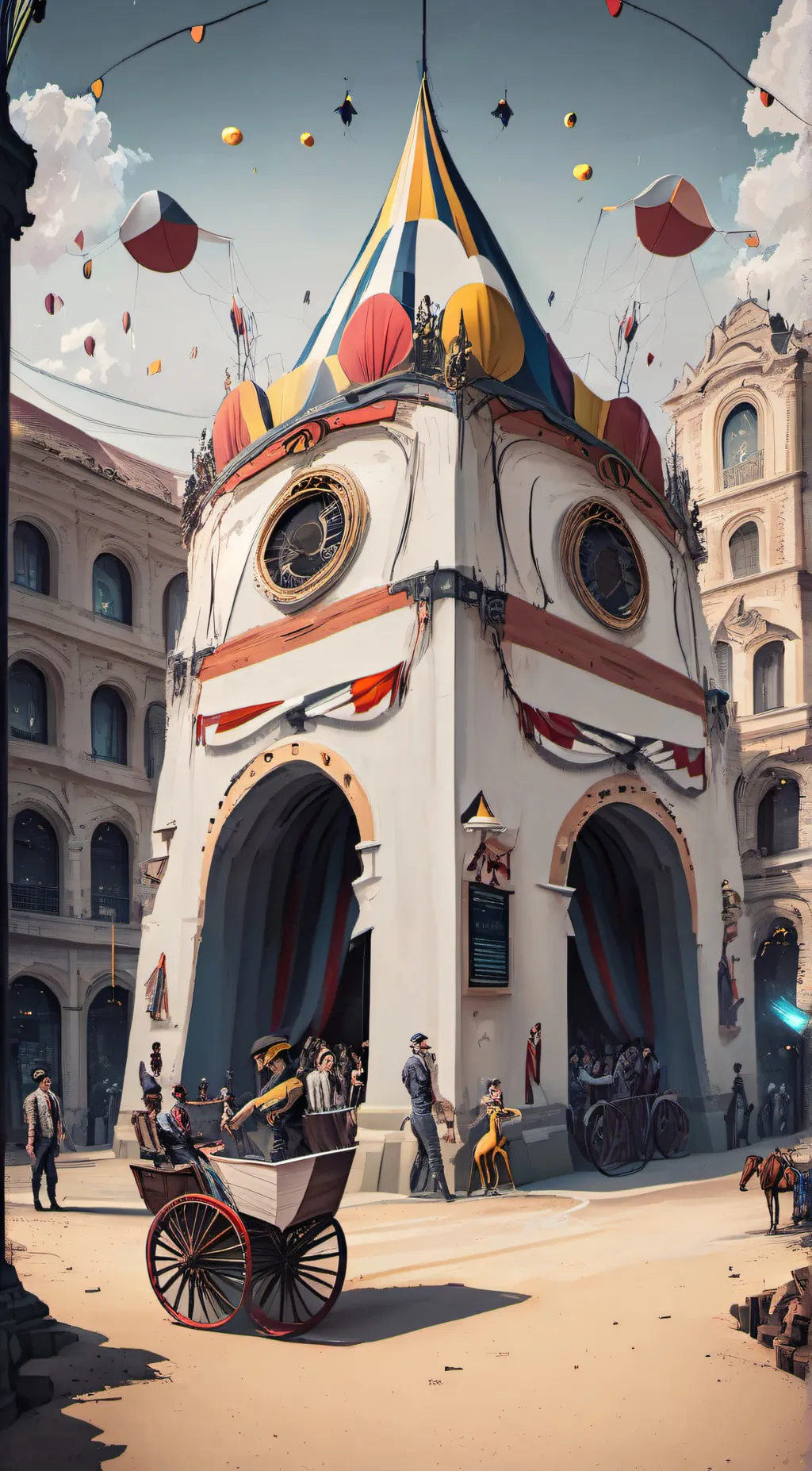 ai character: pomni background