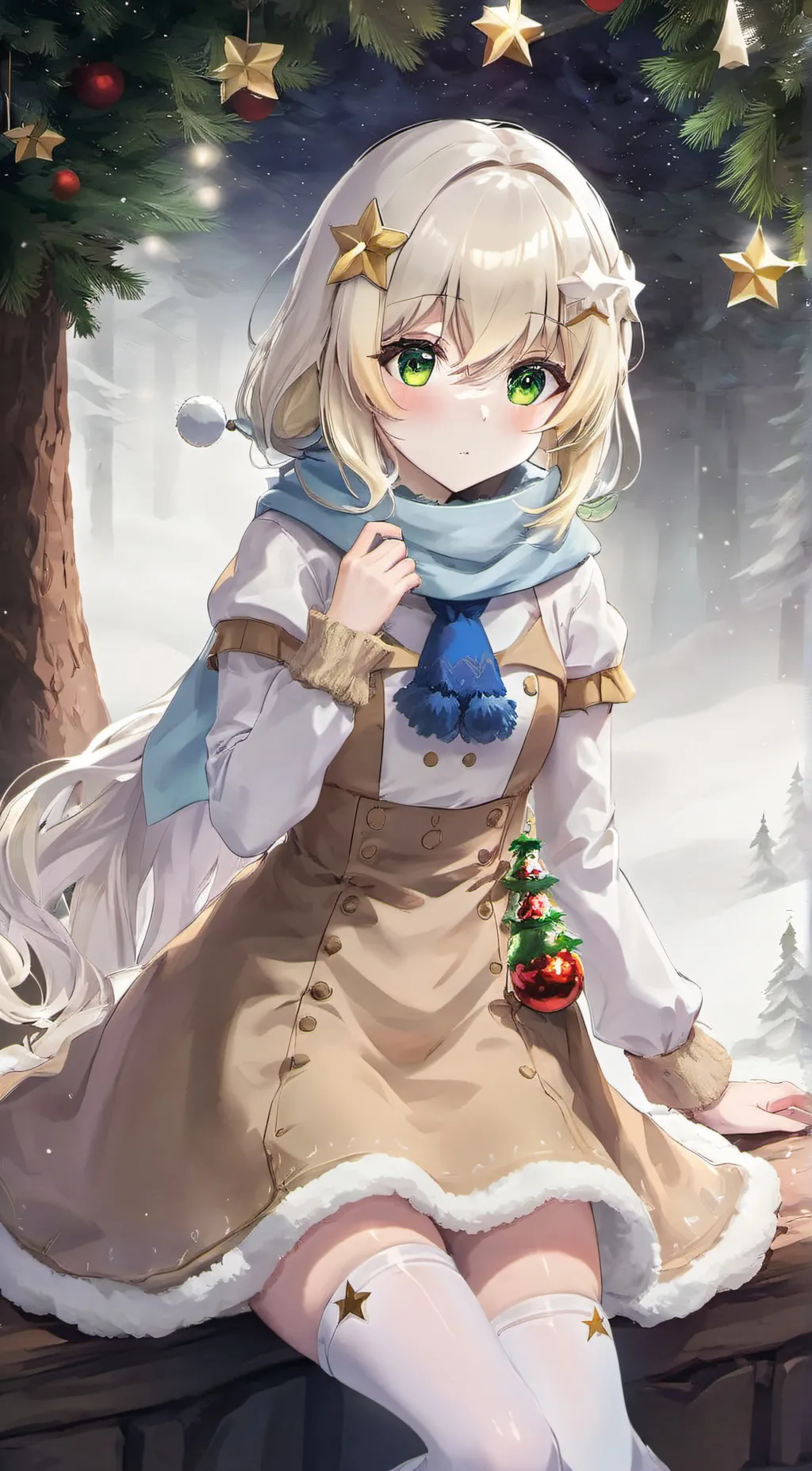 ai character: Autumn background