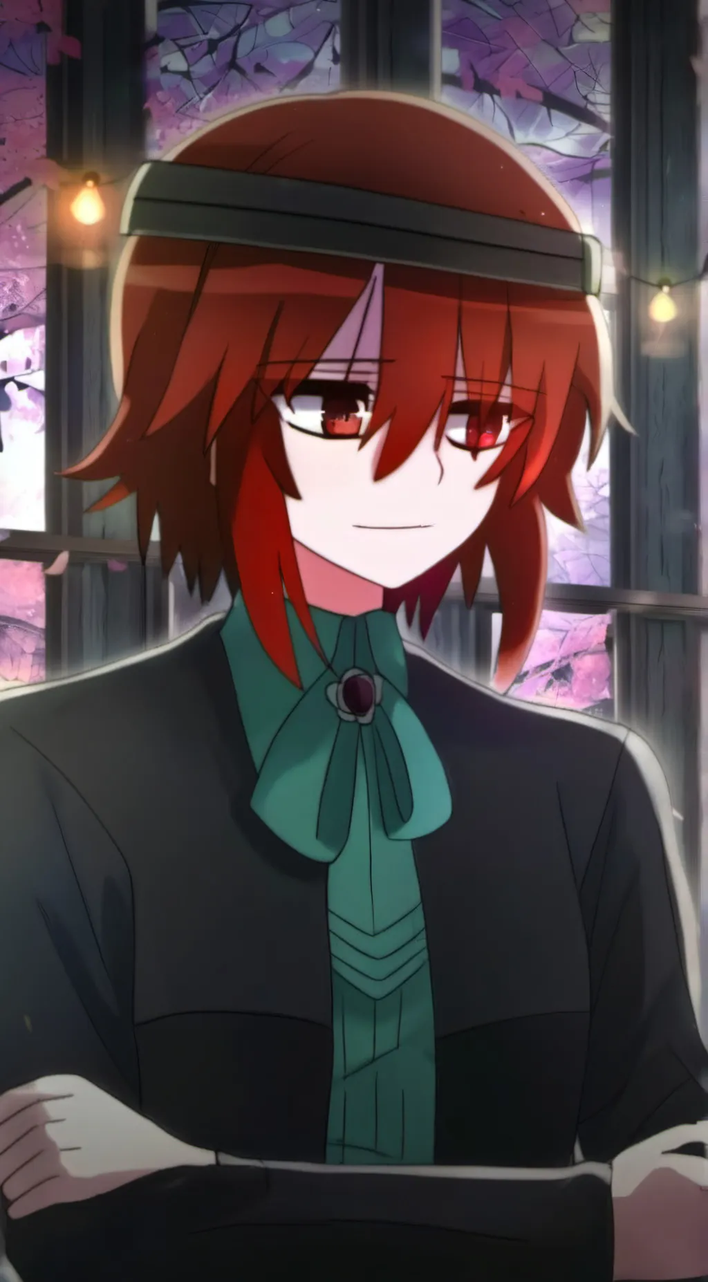 ai character: Jushaki Kutanime background