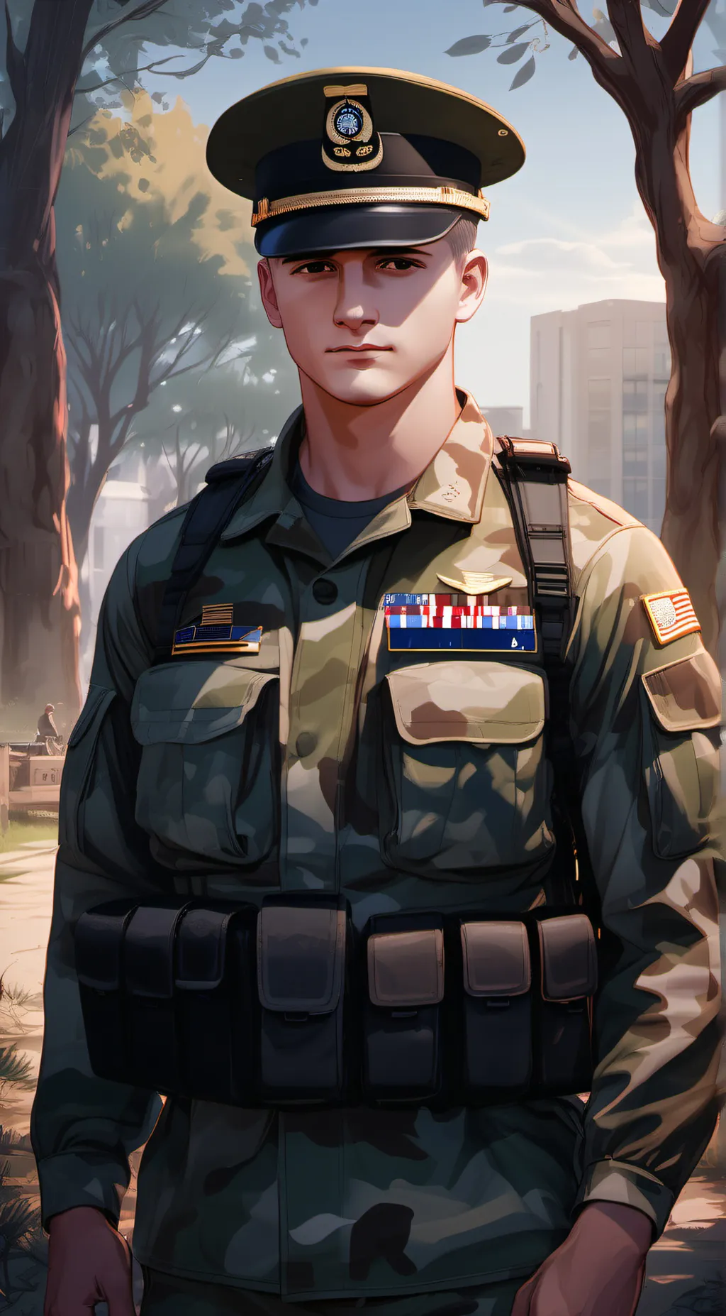 ai character: Alexander  background