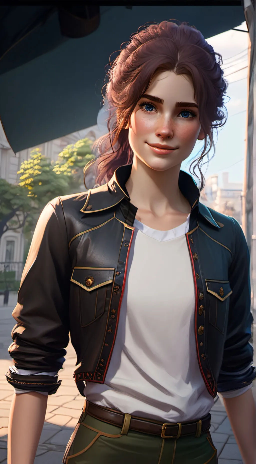 ai character: Ashley Taylor background