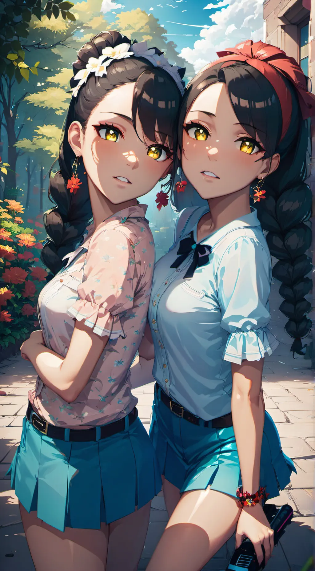 ai character: Alex and Lexi background